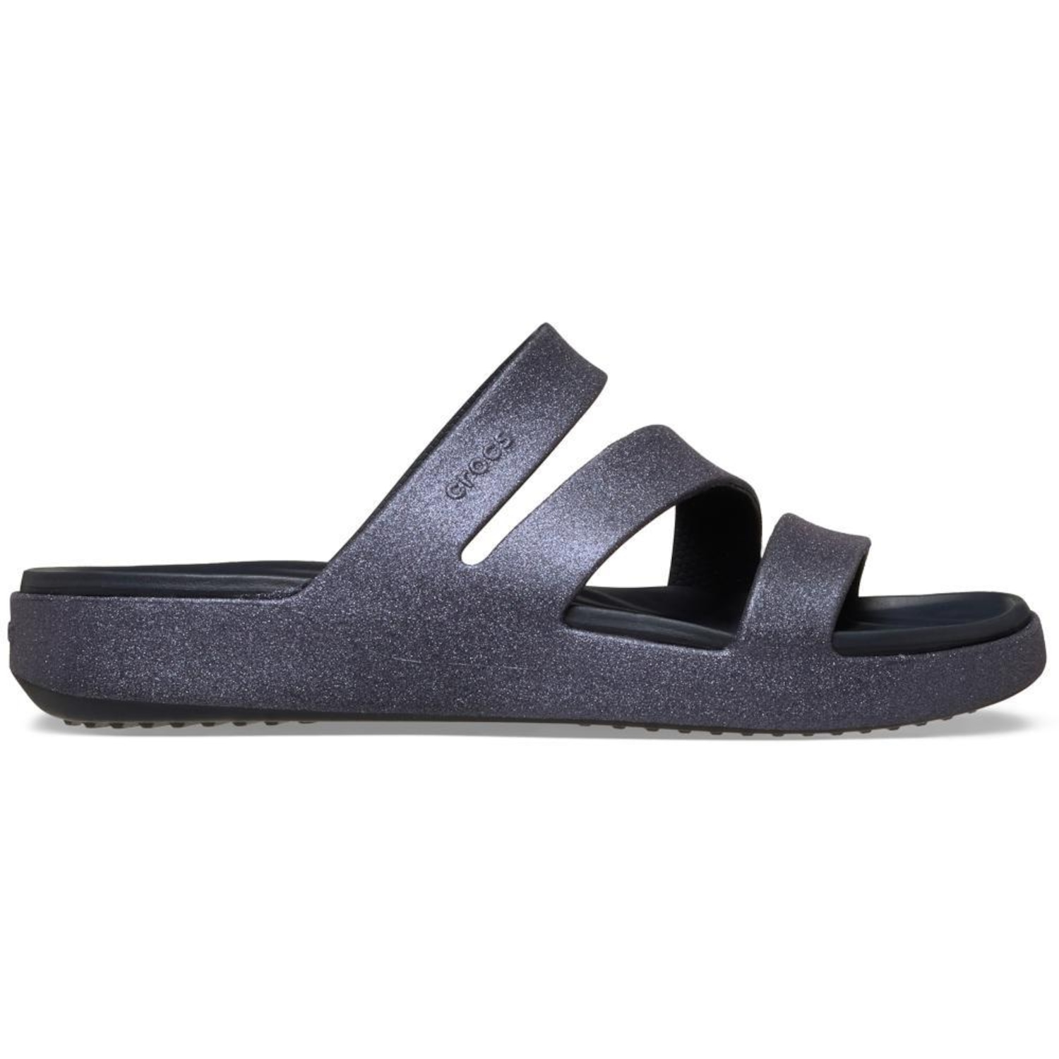 Sandália Crocs Getaway Glimmer Strappy - Unissex - Foto 1