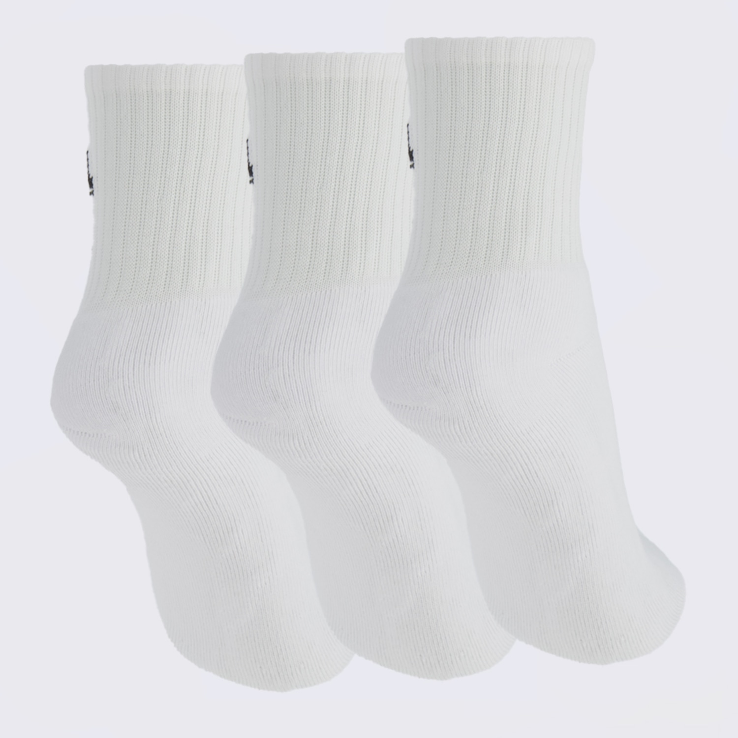 Kit Meia Lupo AM Sport Cano Médio Basic 3 Pares - Foto 2