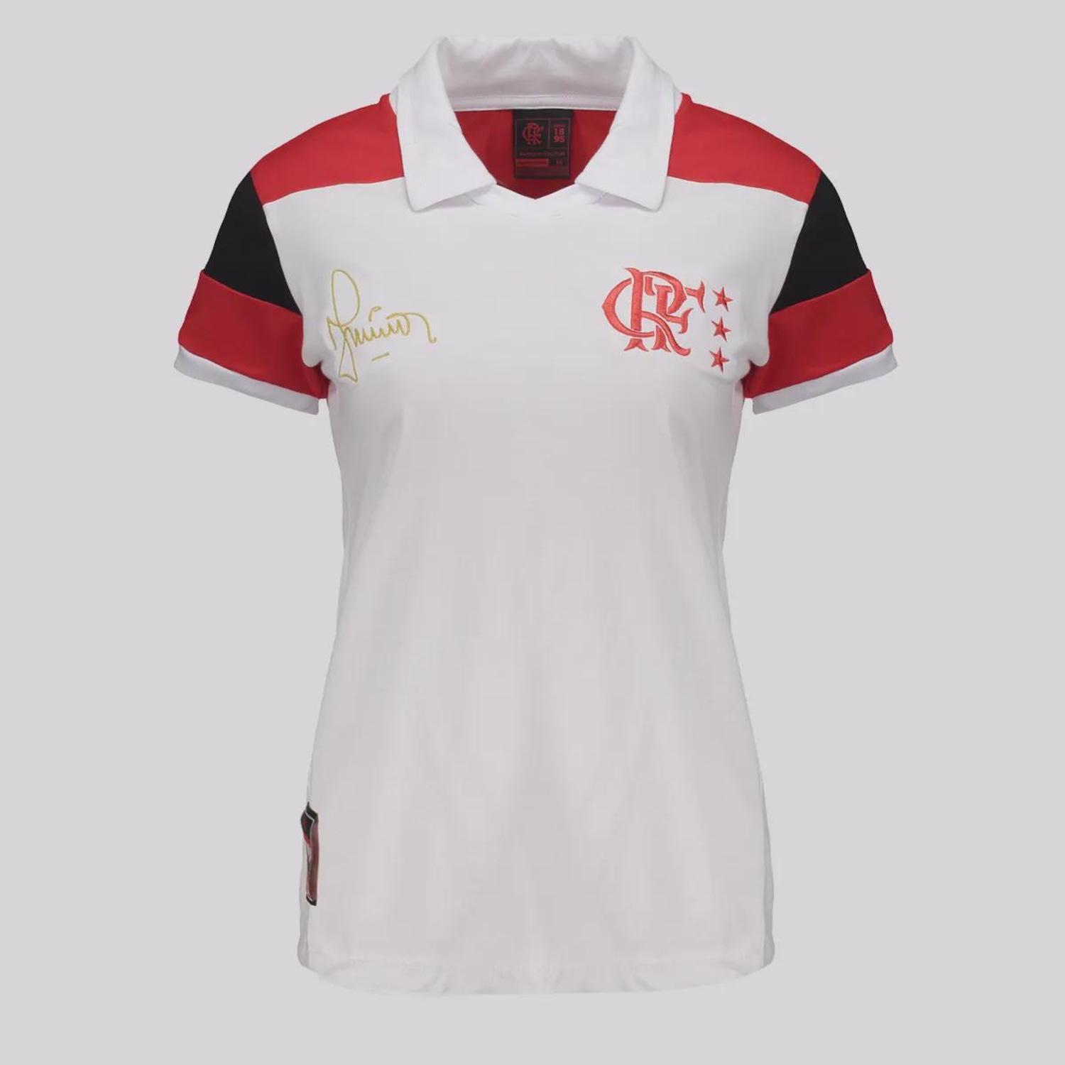 Camiseta Polo Flamengo Infantil 92 Feminina - Foto 1
