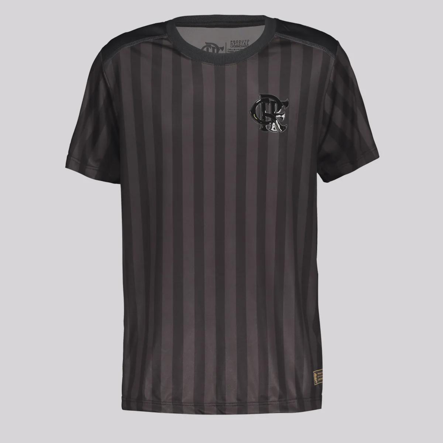 Camisa Flamengo Dry Sublimada All Black FutFanatics Masculina - Foto 1