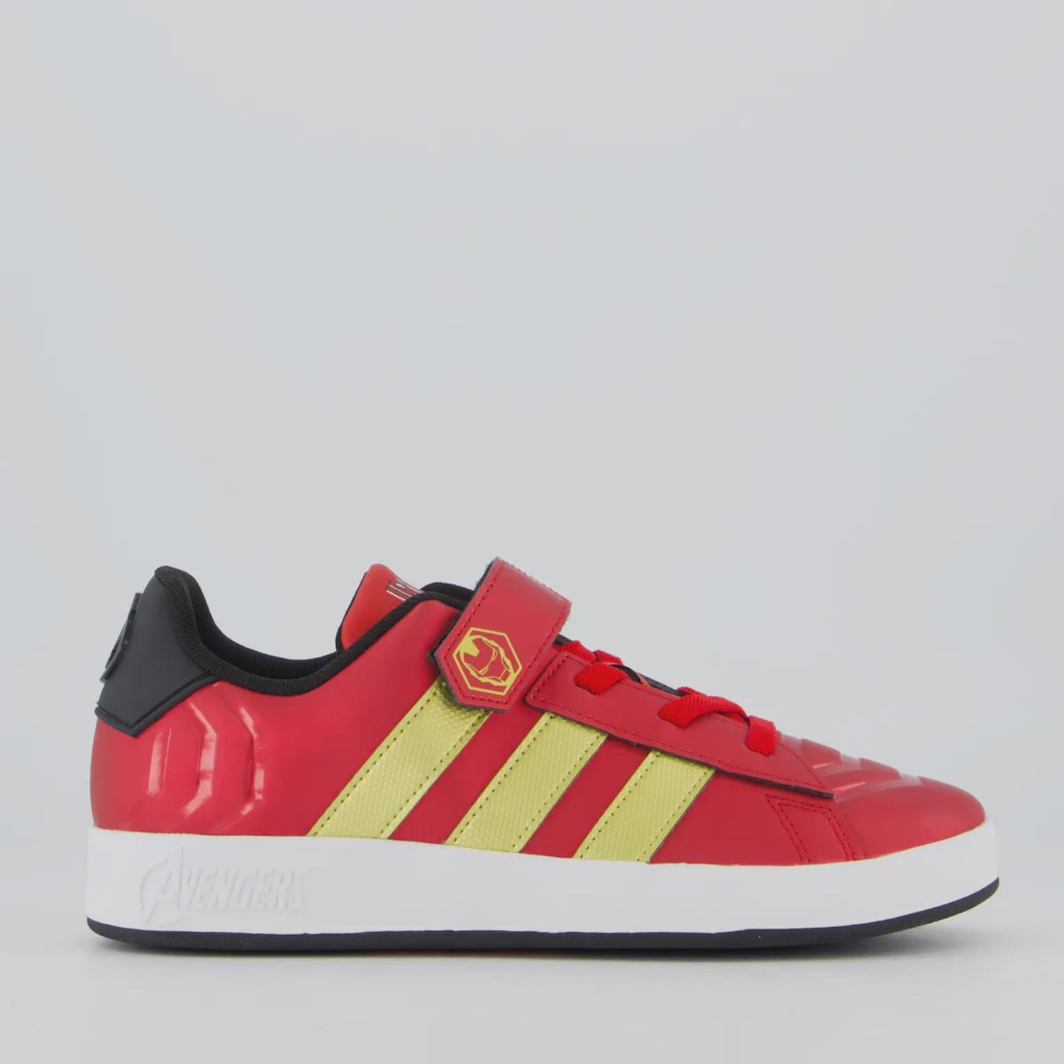 Tênis Infantil Grand Court Marvel Homem de Ferro EL adidas - Foto 1