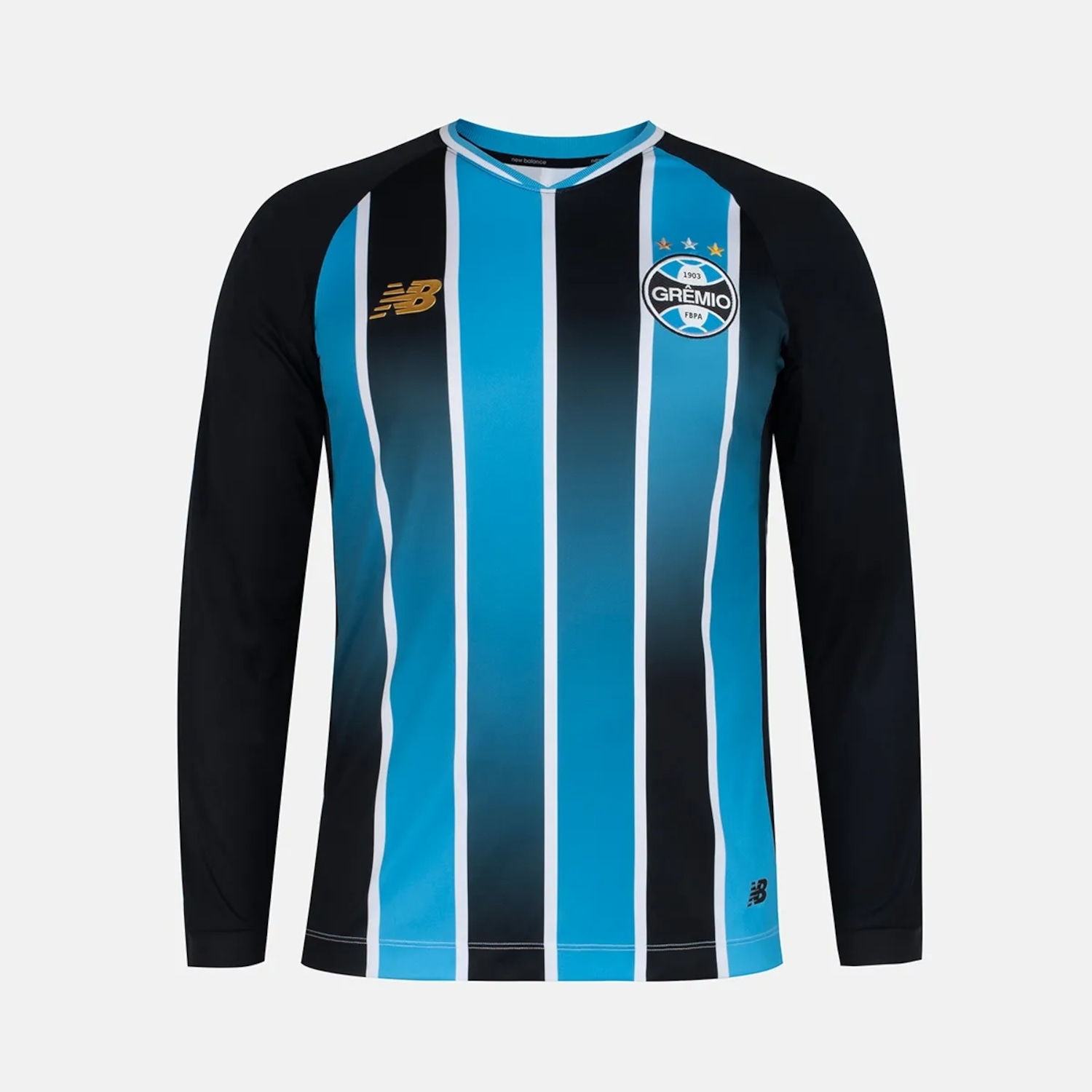 Camisa do Grêmio I 26/27 Manga Longa New Balance Masculina - Foto 1