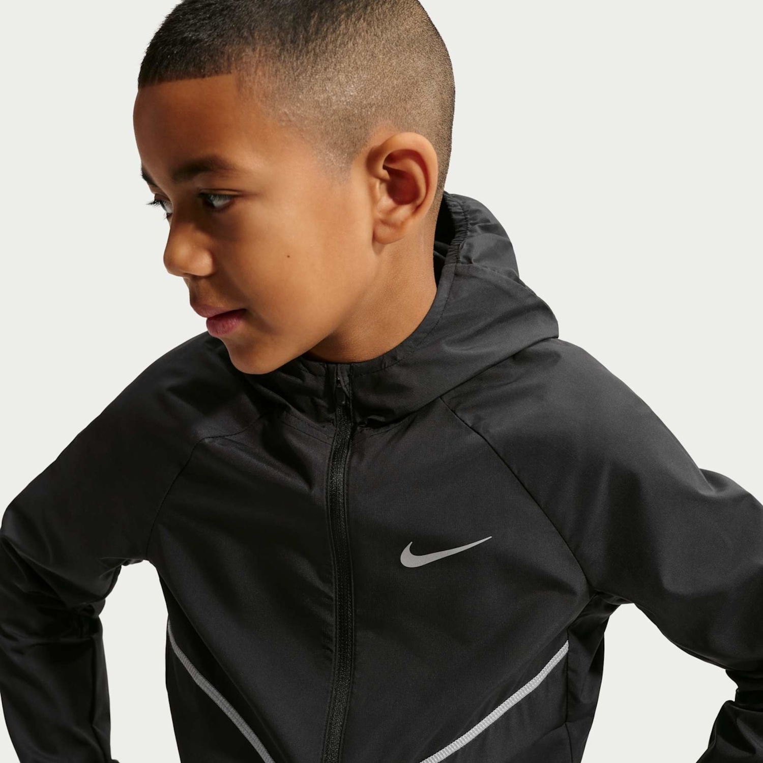 Jaqueta Nike Repel Miler Infantil - Foto 3