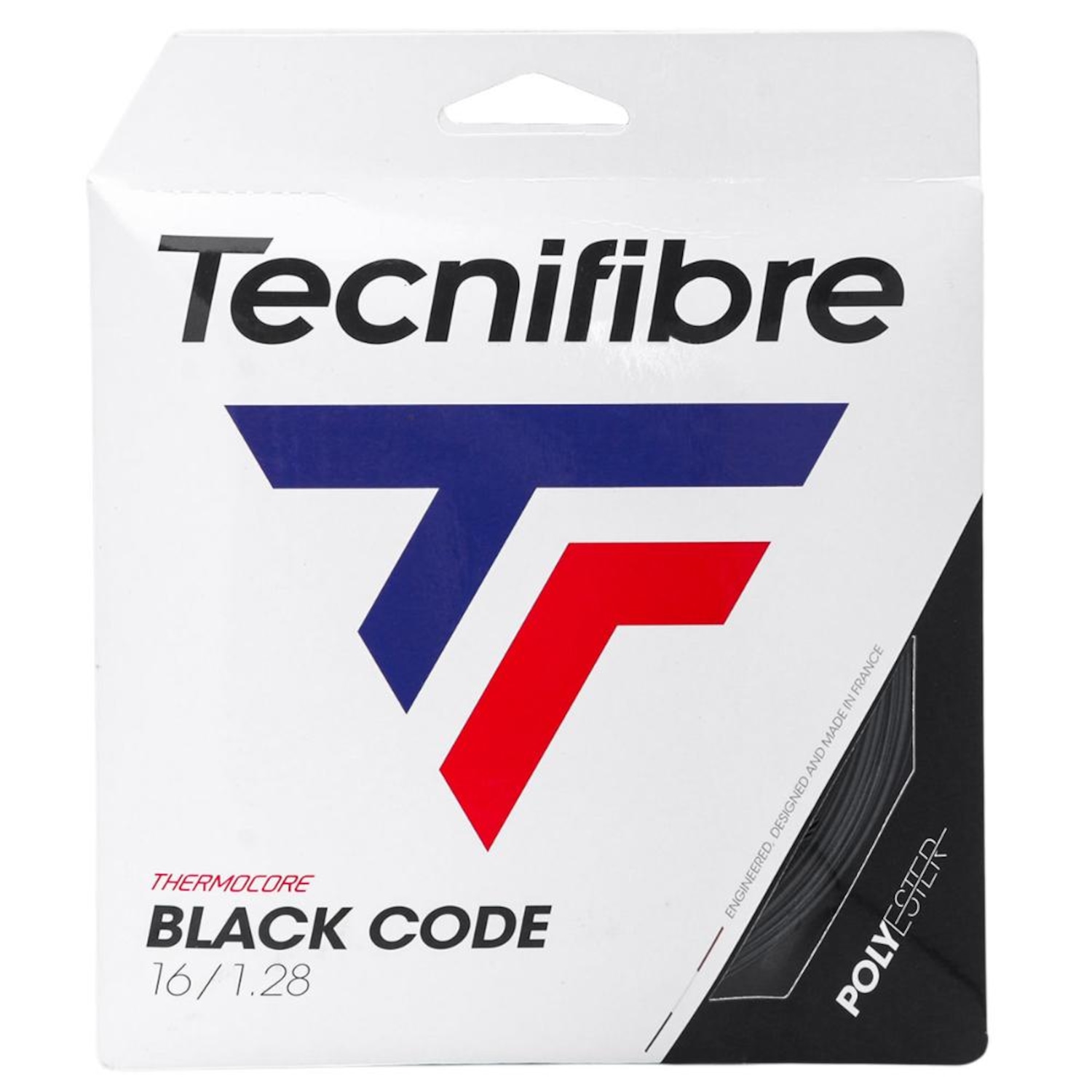 Corda Tecnifibre Black Code 16 1.28mm - Set Individual - Foto 1