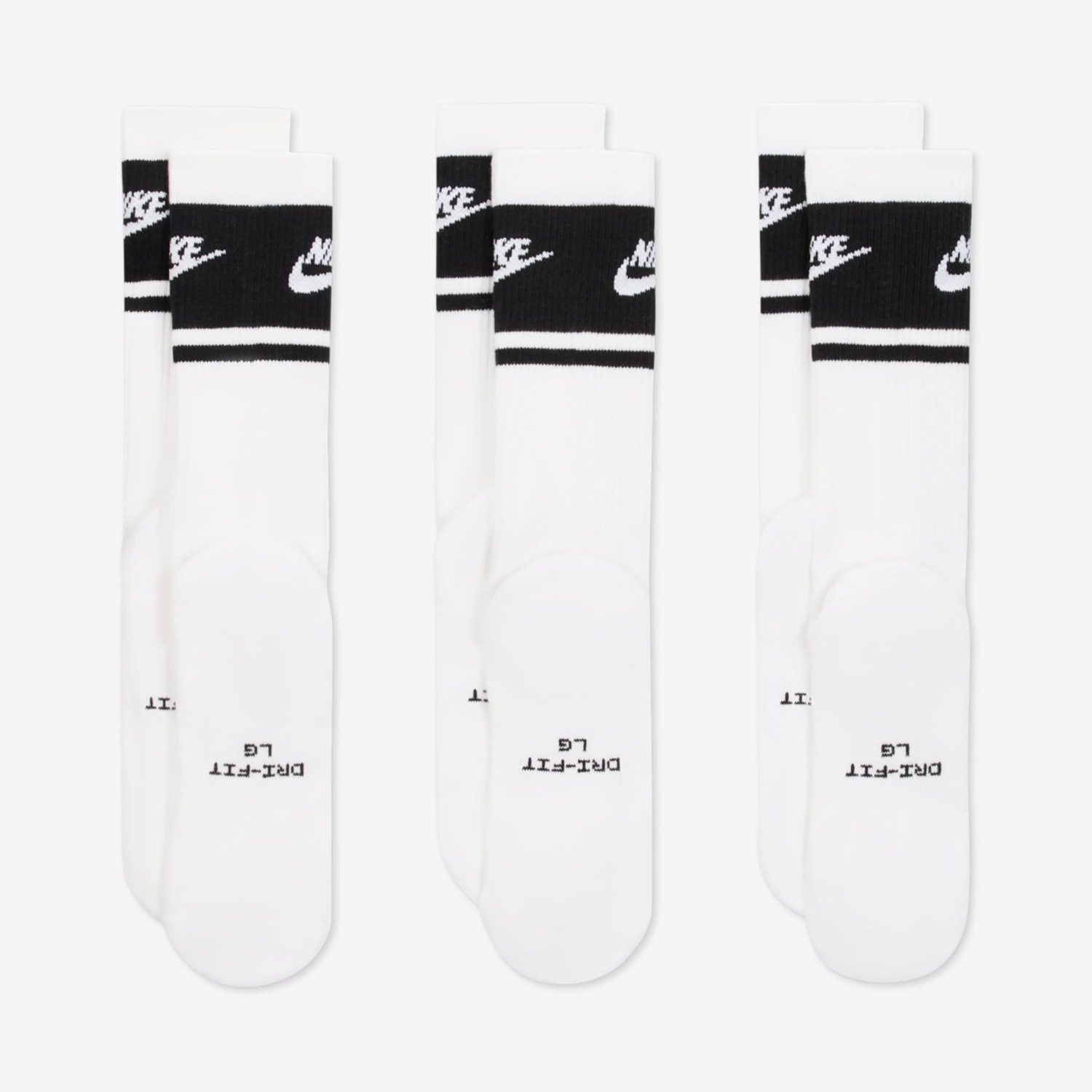 Meia Nike Everyday Elevated (3 Pares) Unissex - Foto 3