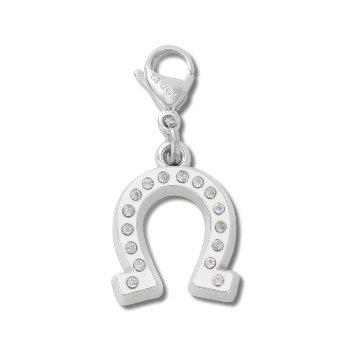 Jibbitz™ Crocs Pingente Ferradura de Prata da Sorte - Foto 1