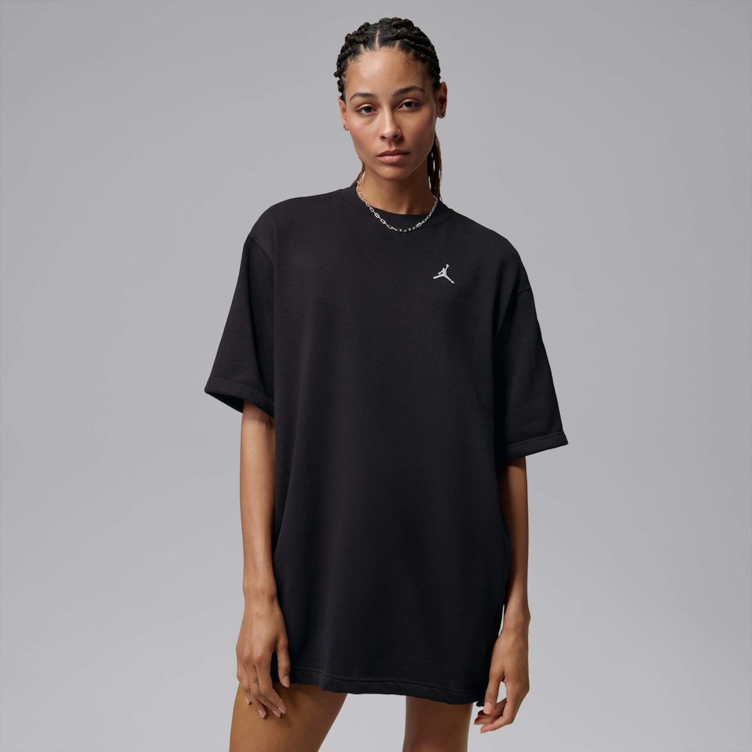 Vestido Jordan Brooklyn Fleece Feminino - Foto 1