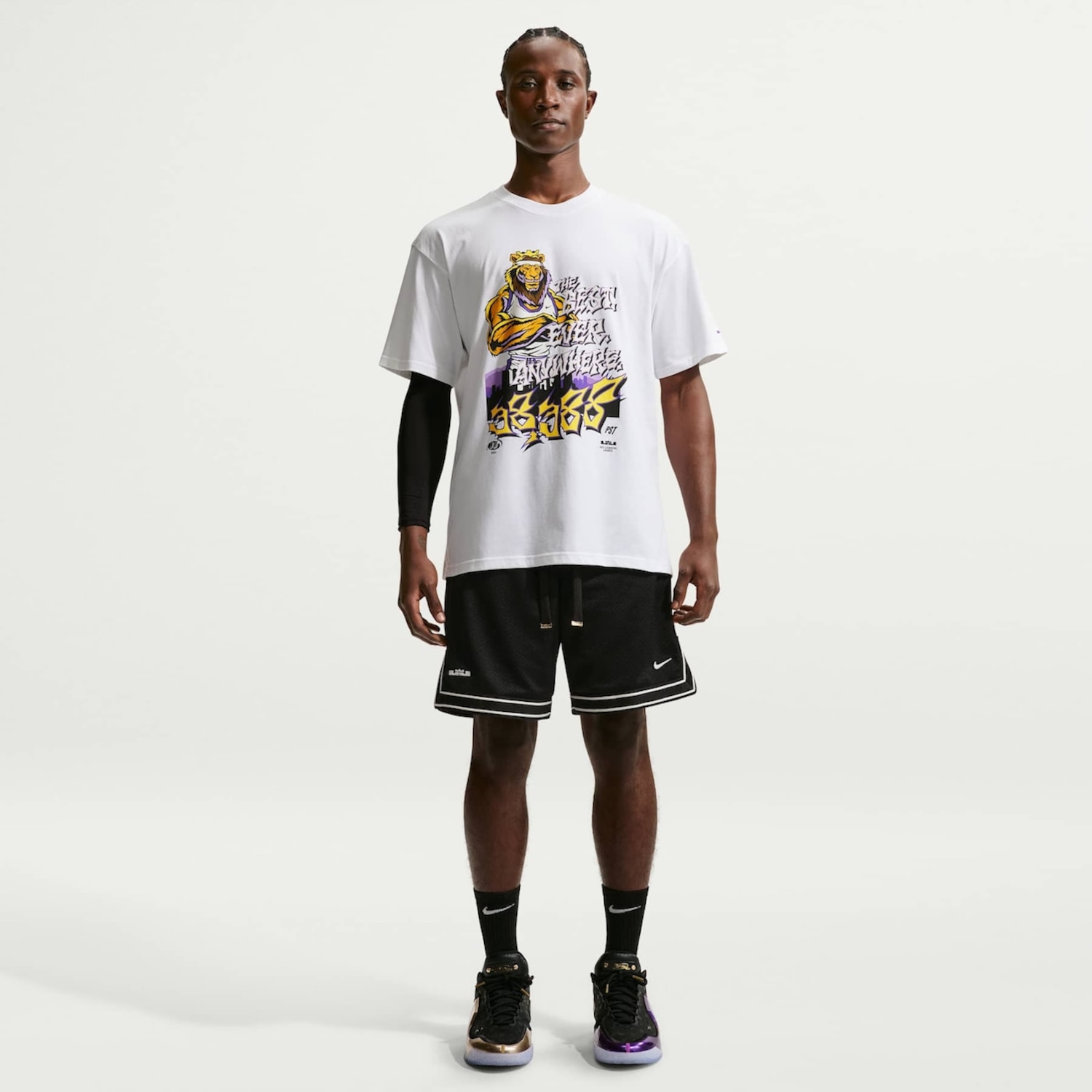 Camiseta LeBron James Nike M90 Masculina - Foto 4
