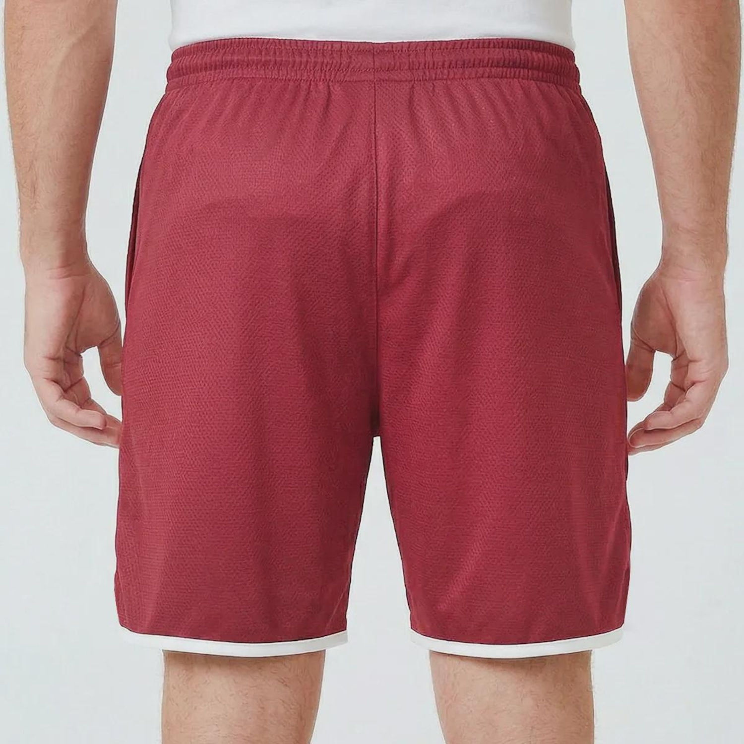 Bermuda Fluminense Teia Grená FutFanatics Masculina - Foto 3