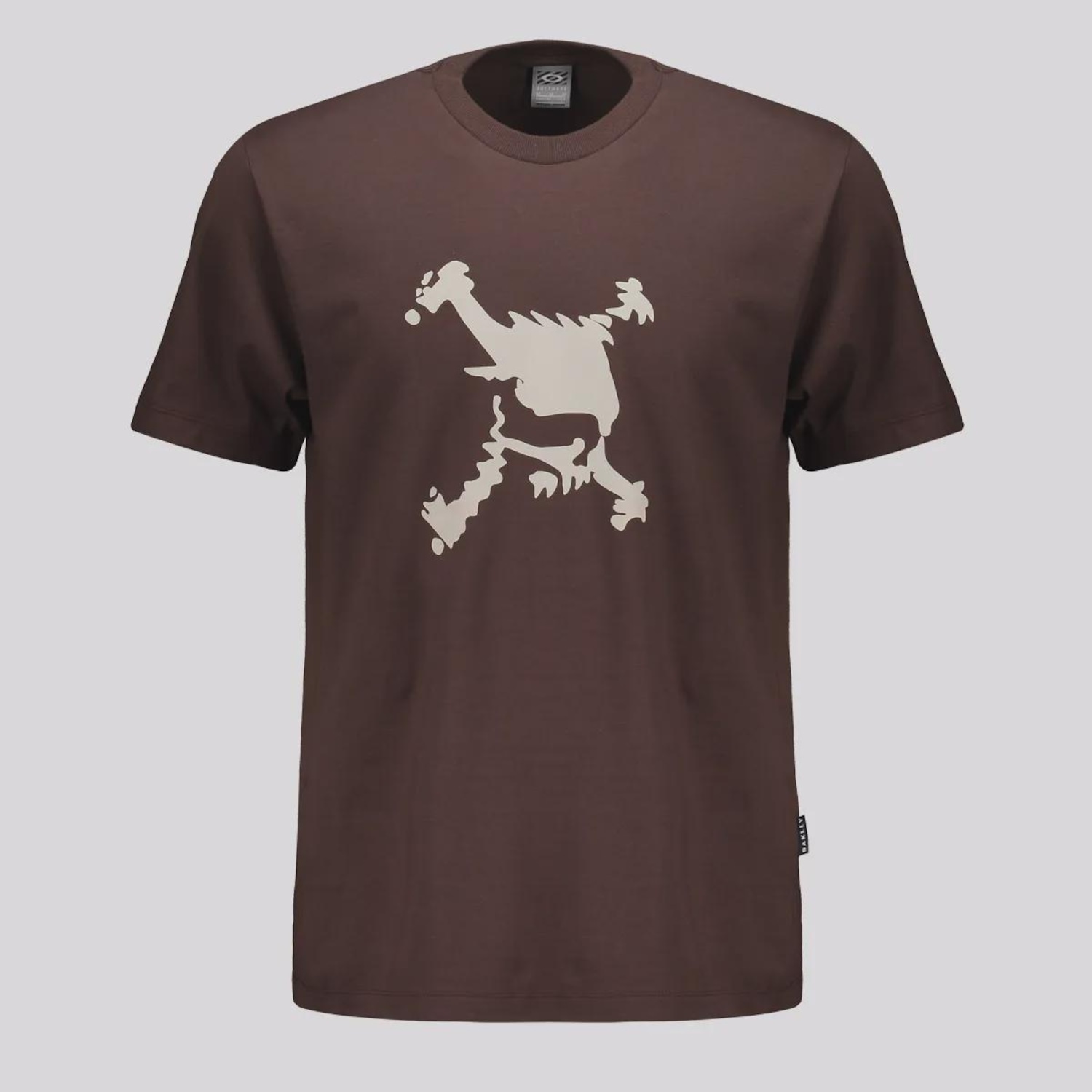 Camiseta Masculina Skull Heritage Logo Oakley - Foto 1