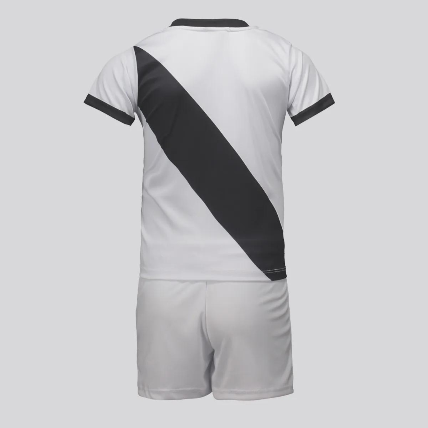 Kit Infantil Vasco Baby com Bordado FutFanatics Unissex - Foto 2
