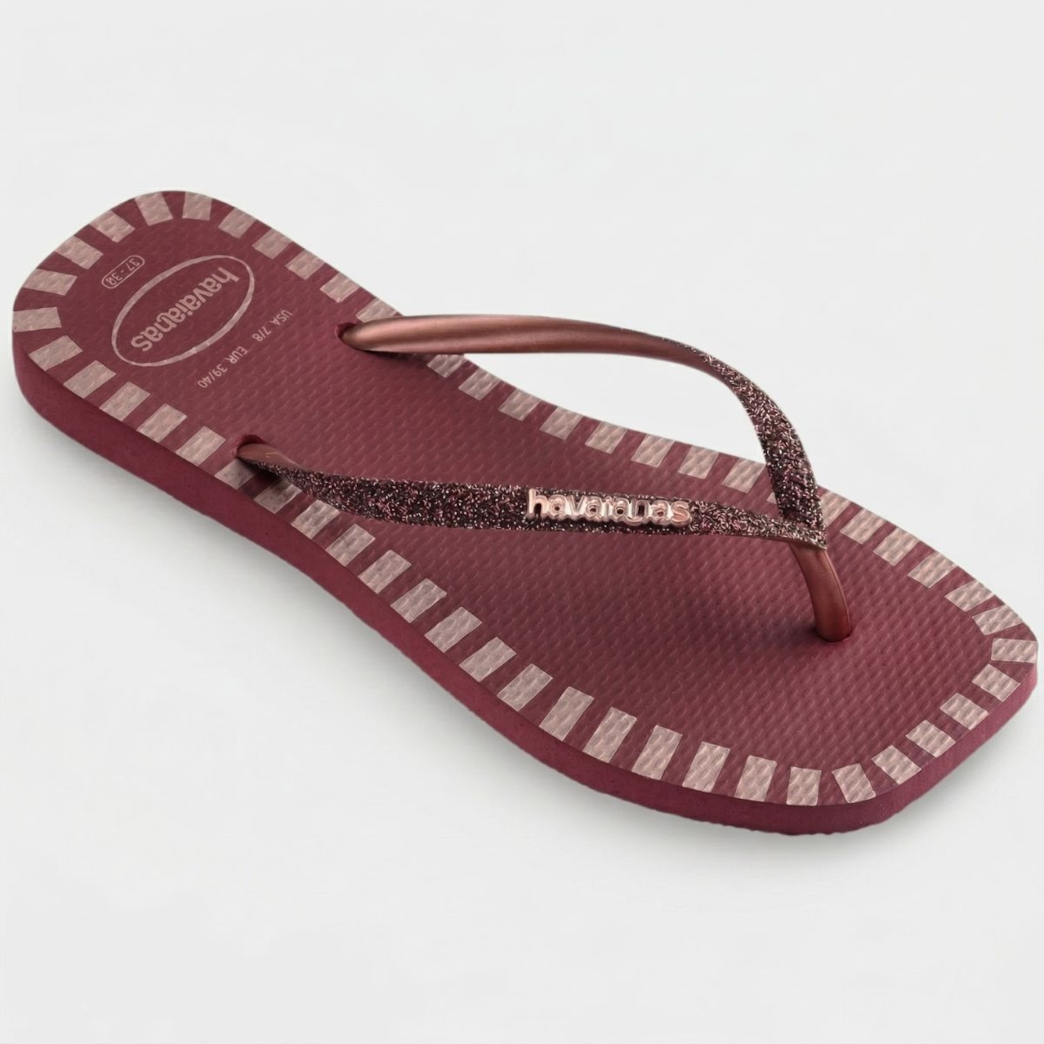Chinelo Havaianas Slim Glitter Contour - Feminino - Foto 2