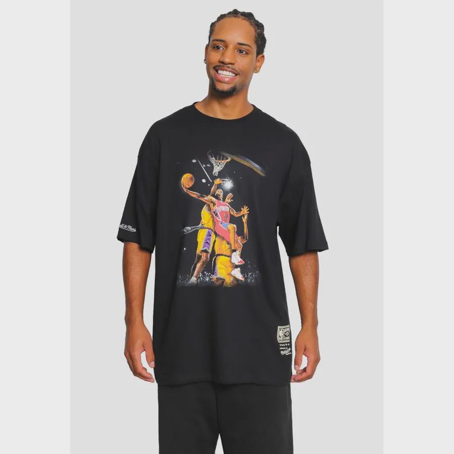 Camiseta Mitchell & Ness Oversize Masculina - Foto 1