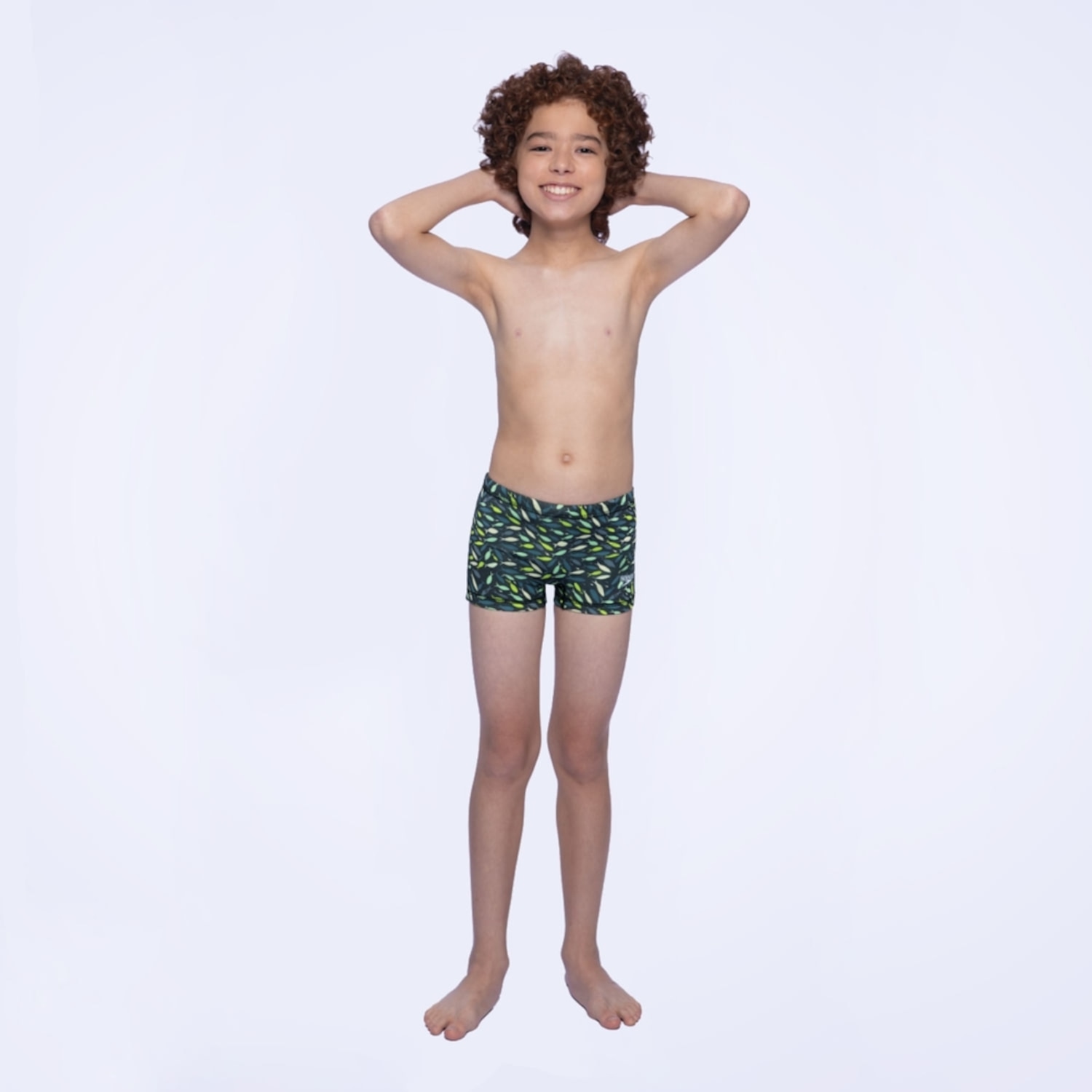 Sunga Boxer Speedo Fish - Infantil - Foto 1