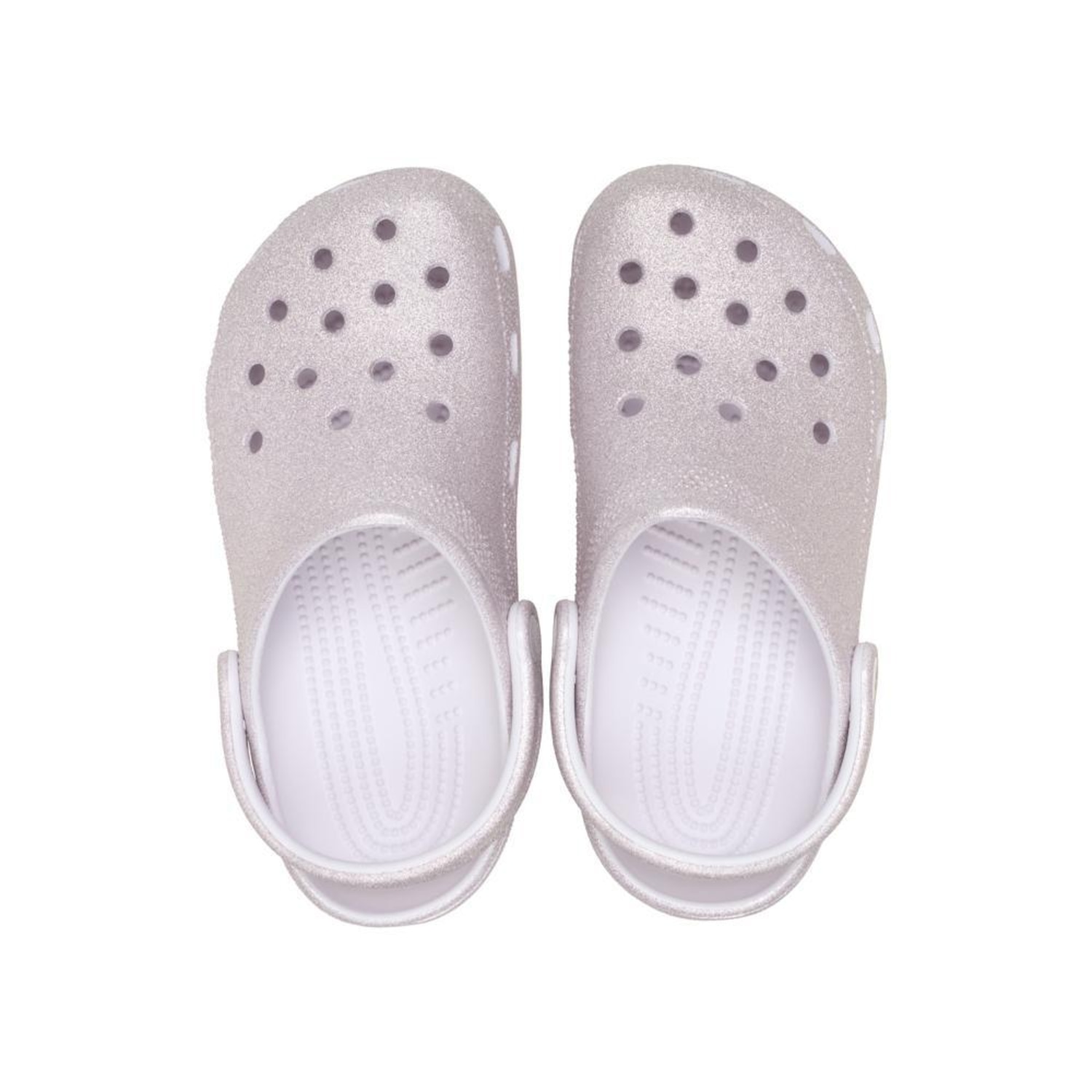 Sandália Crocs Classic Glitter Clog - Unissex - Foto 4