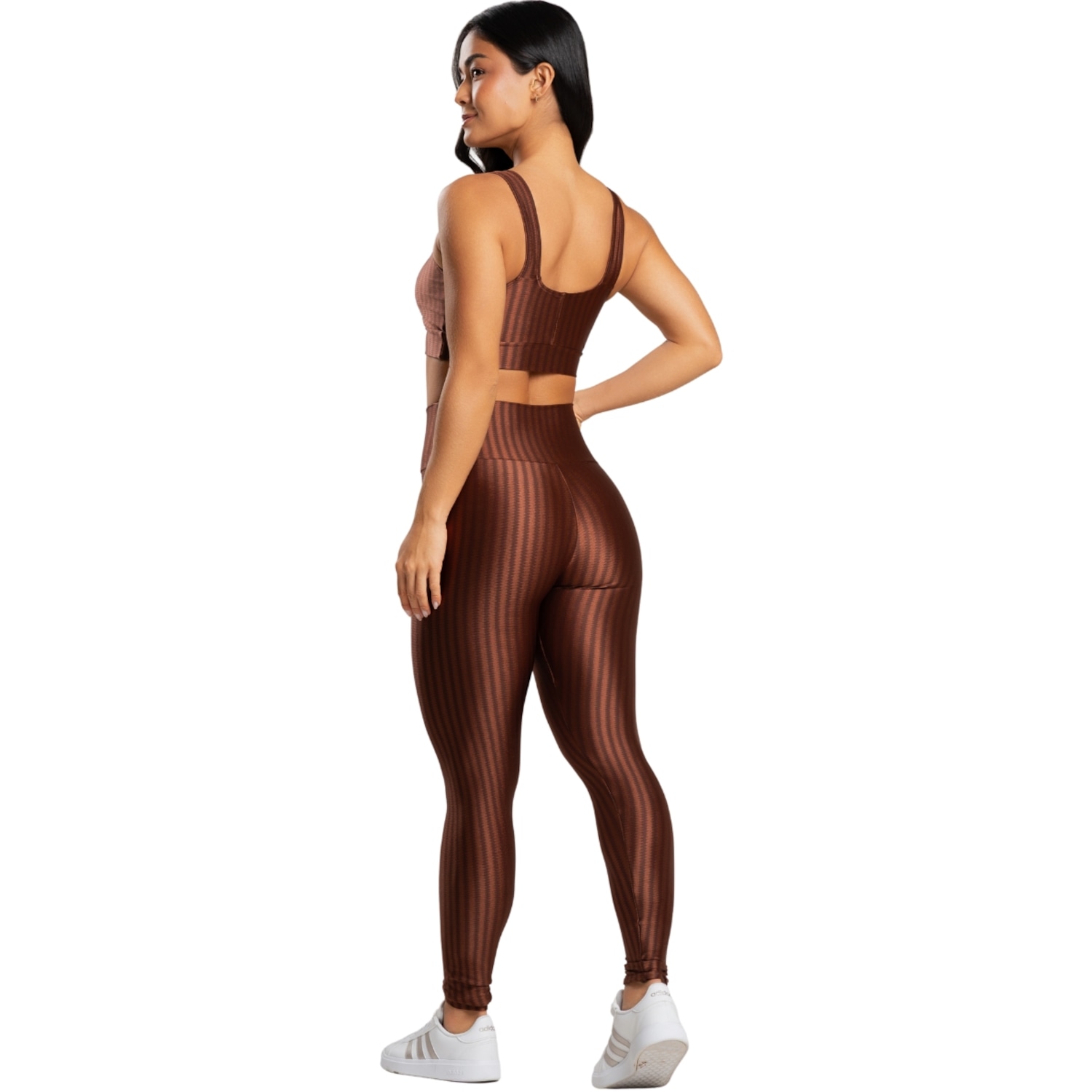 Conjunto Fitness Top e Calça New Zig 3D Vekyo - Foto 3