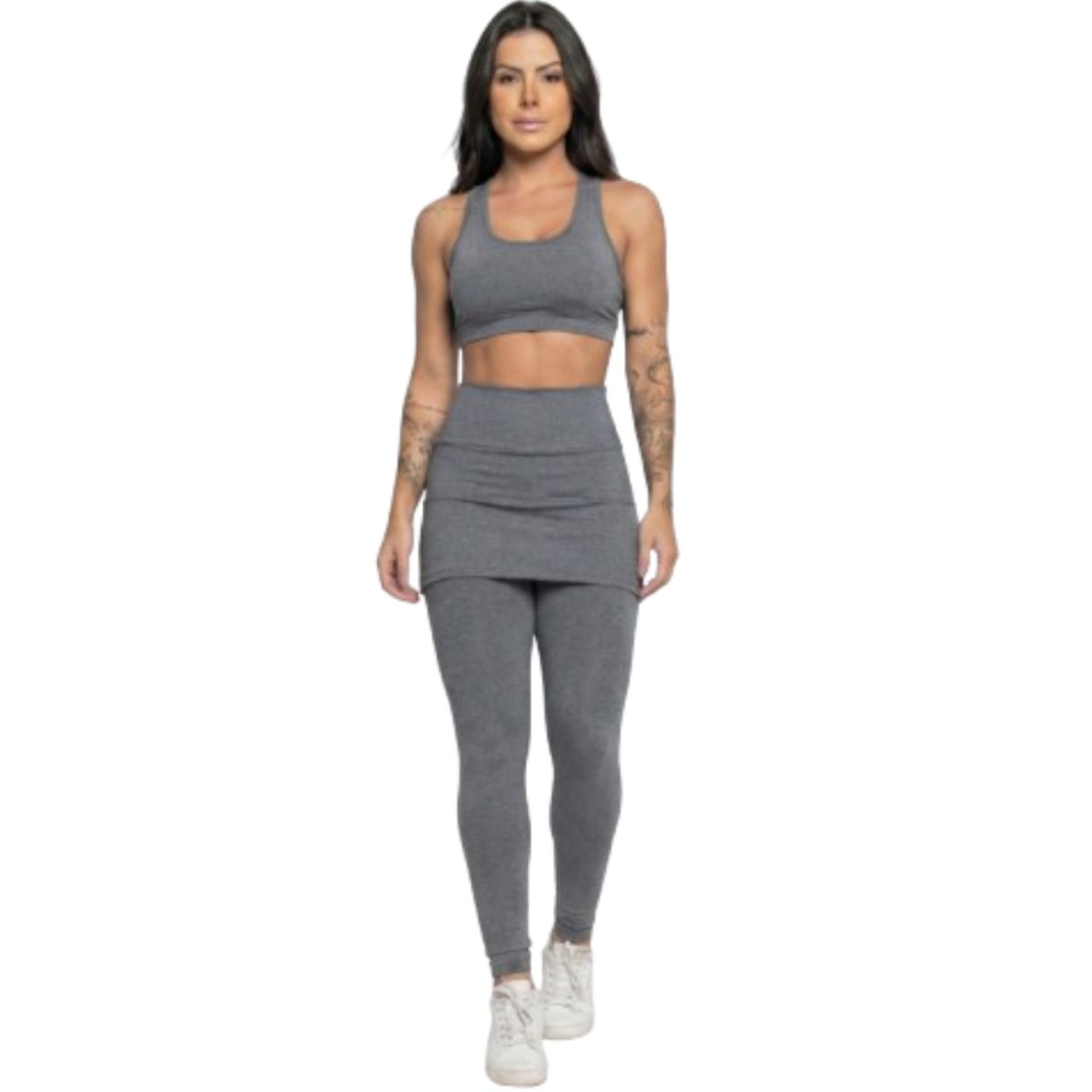 Calça Legging com Saia Vekyo - Foto 1