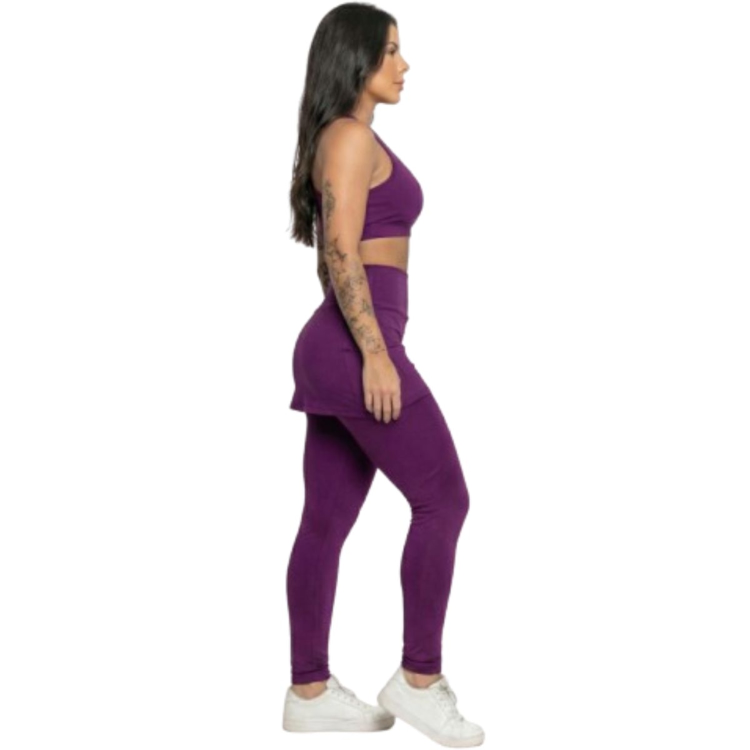 Calça Legging com Saia Vekyo - Foto 2