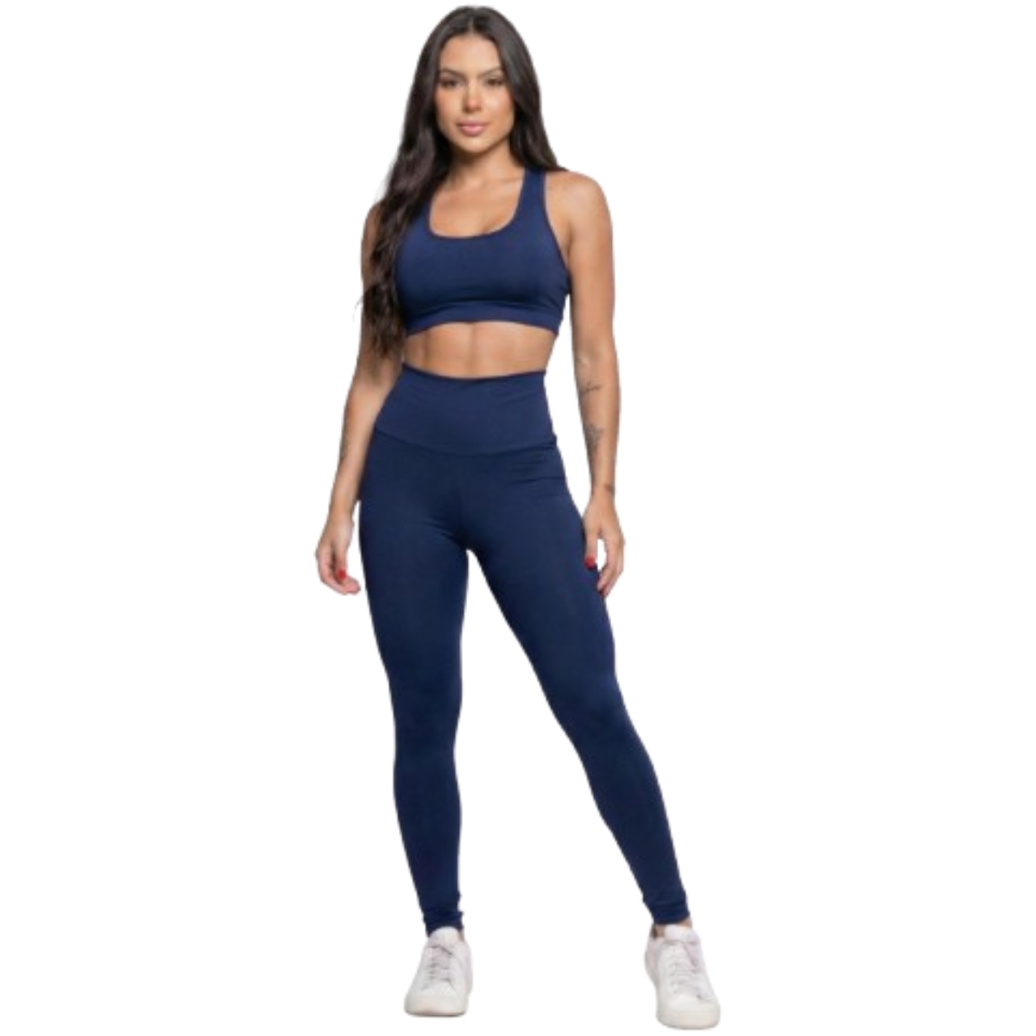 Calça Legging Vekyo cós Alto Lisa Feminina - Foto 1