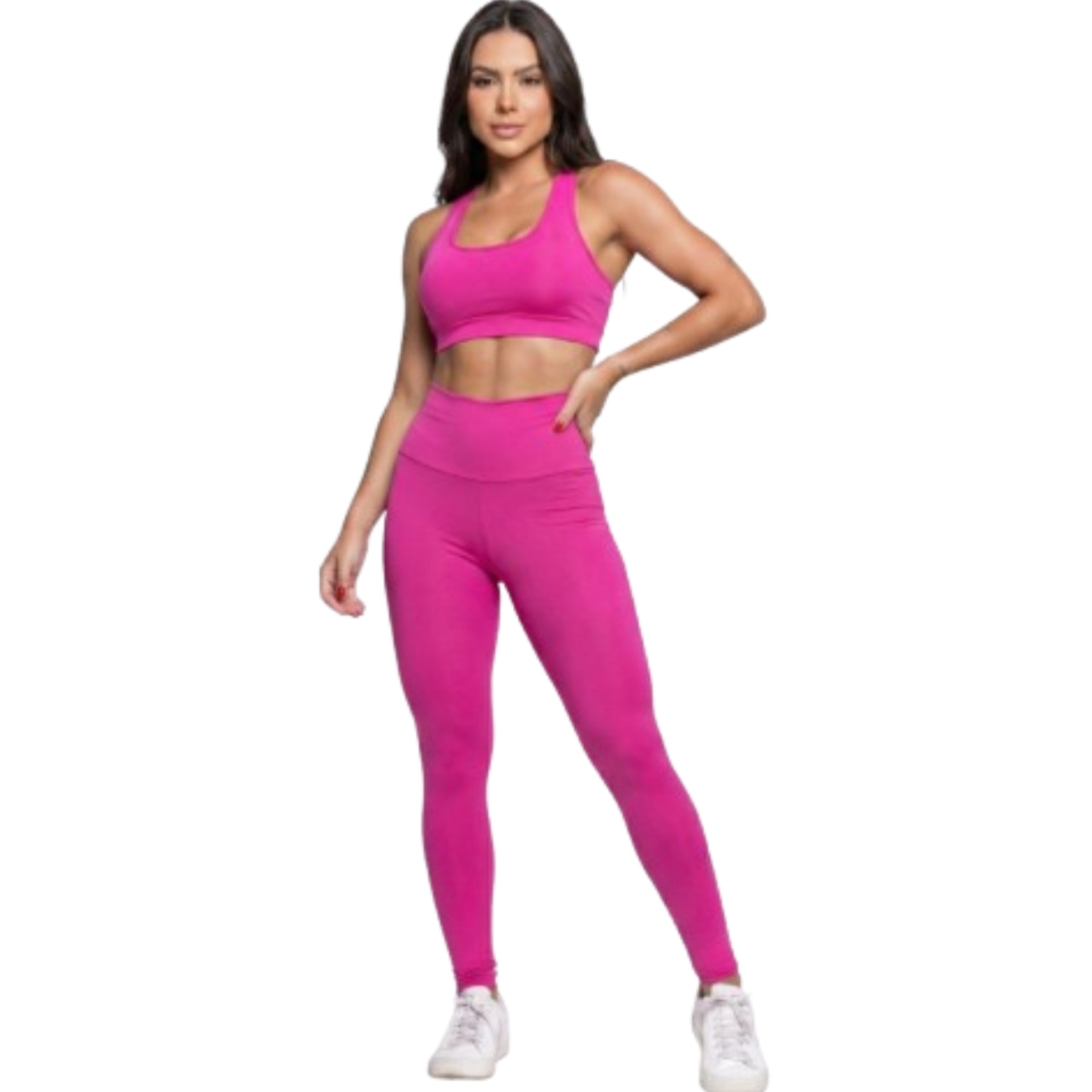 Calça Legging Vekyo cós Alto Lisa Feminina - Foto 1