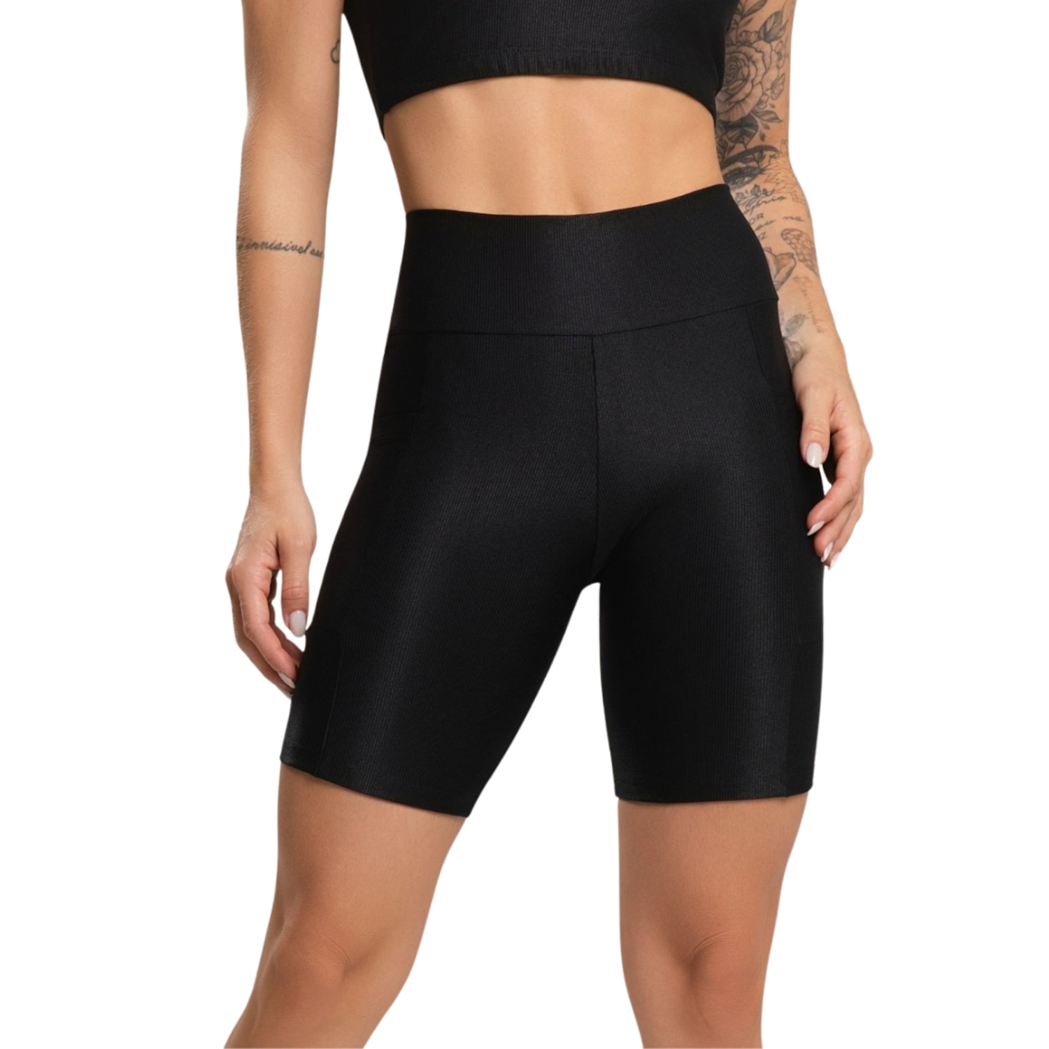 Bermuda Fitness Esmeralda Vekyo Feminina - Foto 1