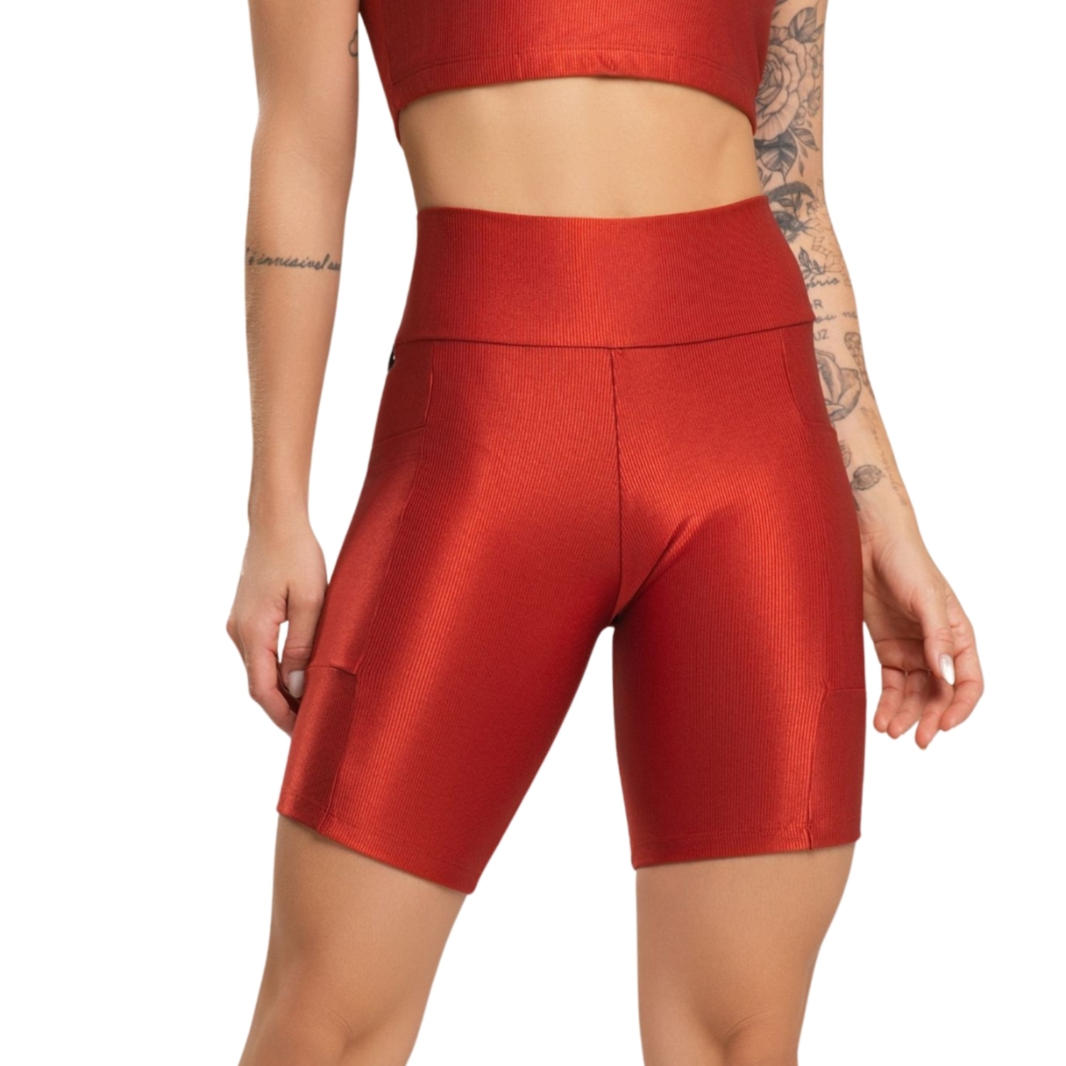 Bermuda Fitness Esmeralda Vekyo Feminina - Foto 1