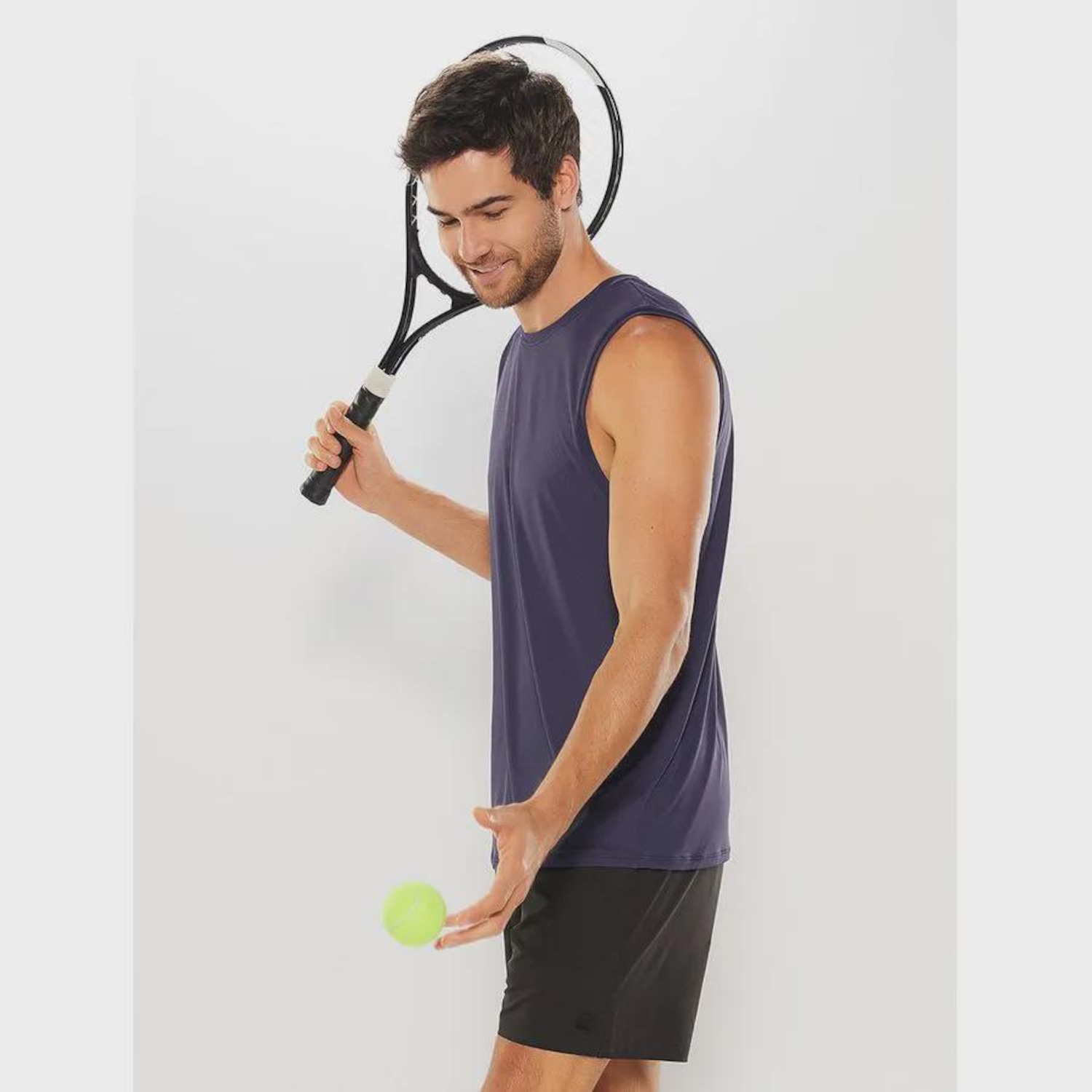 Camiseta Regata Body for sure Essentials - Masculina - Foto 1