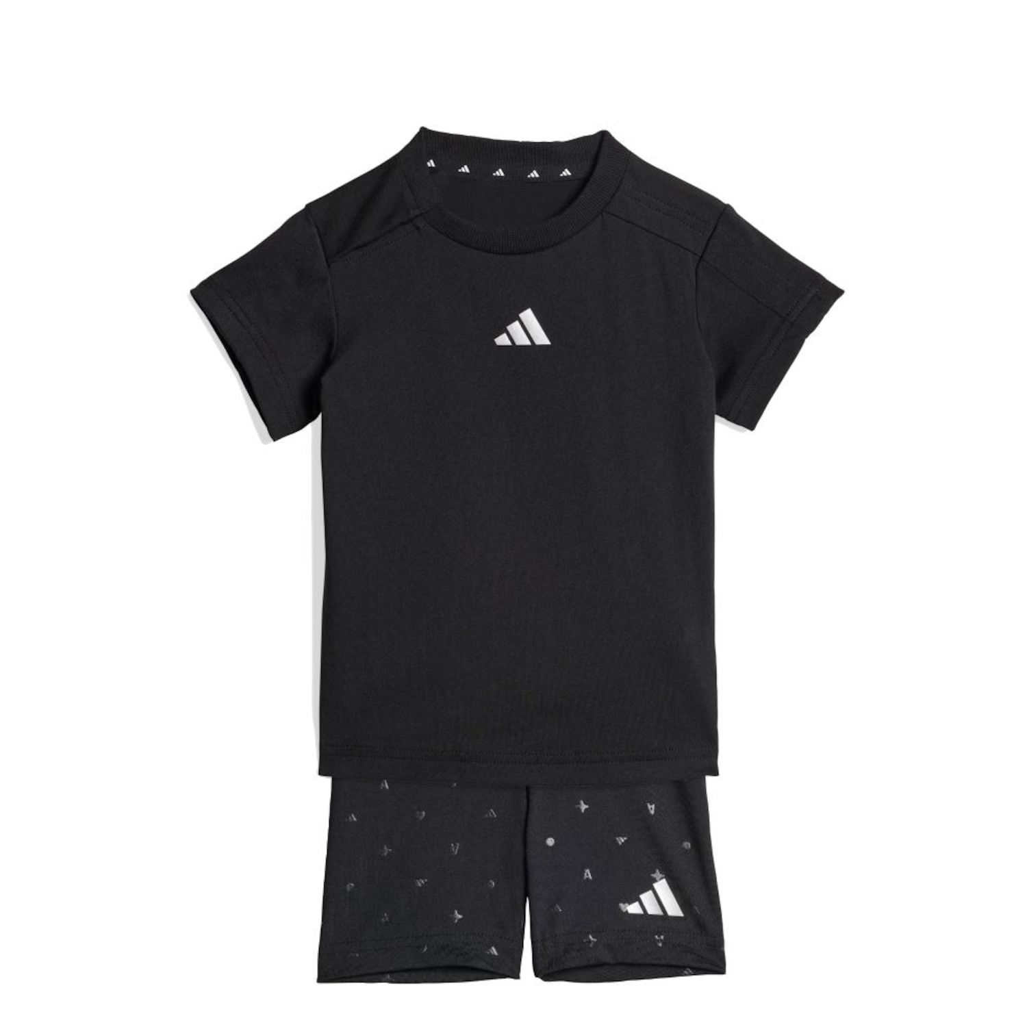 Conjunto Biker adidas Seasonals Glam Infantil - Foto 1