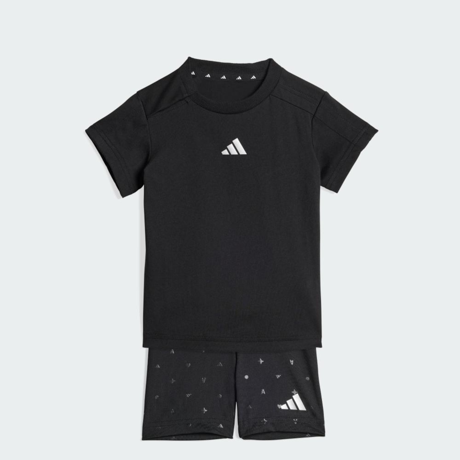 Conjunto Biker adidas Seasonals Glam Infantil - Foto 2