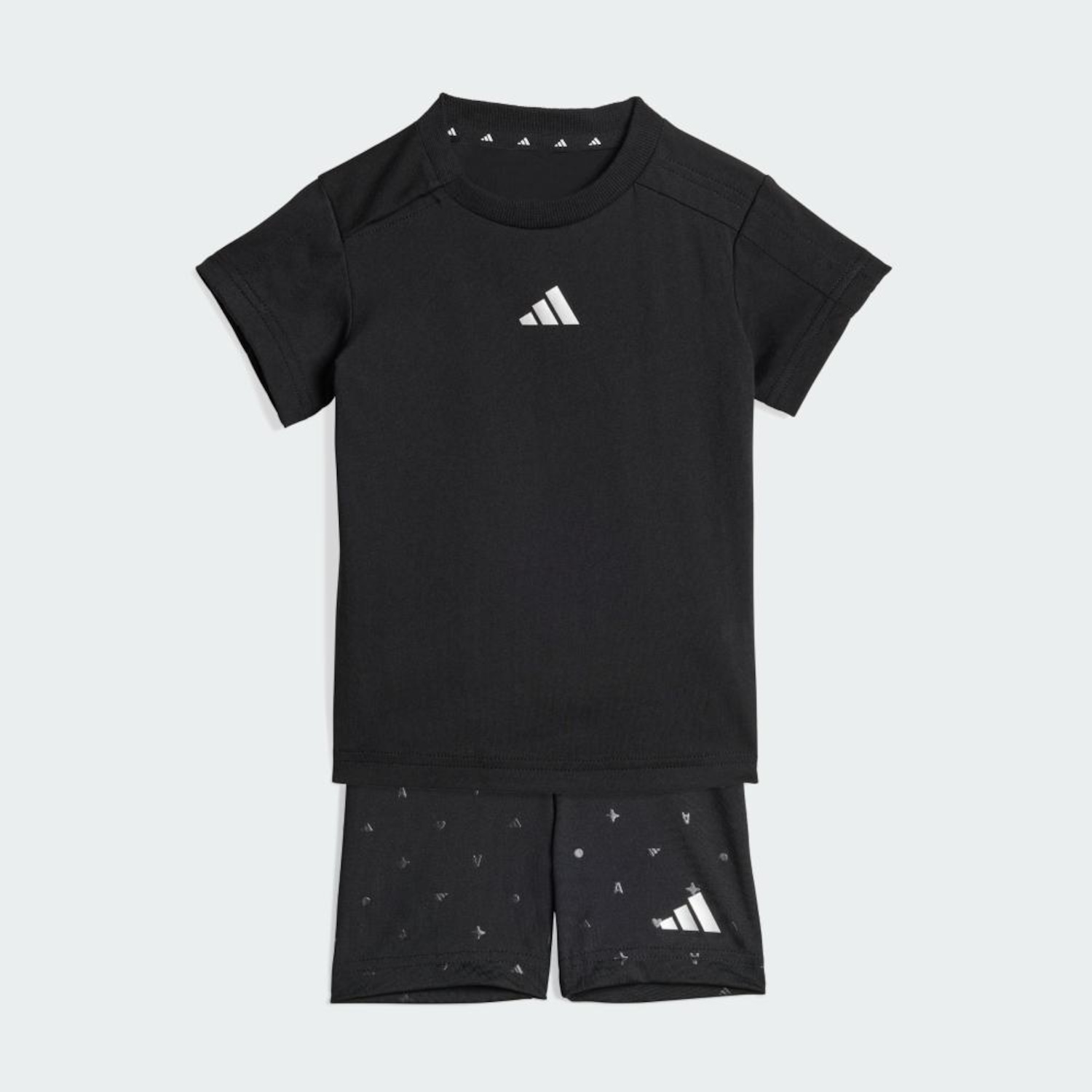 Conjunto Biker adidas Seasonals Glam Infantil - Foto 3