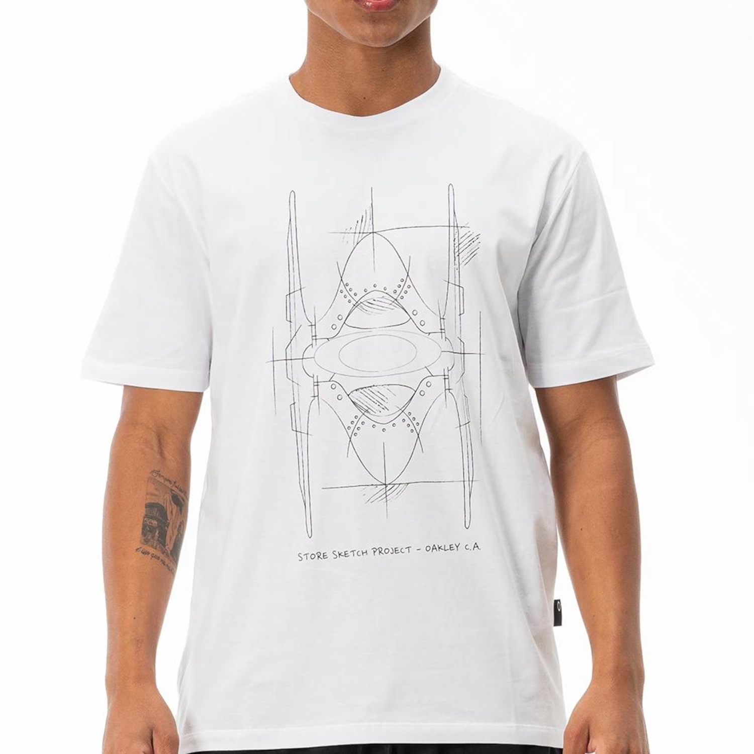 Camiseta Oakley O-Store Sketch SS WT26 Masculina - Foto 1