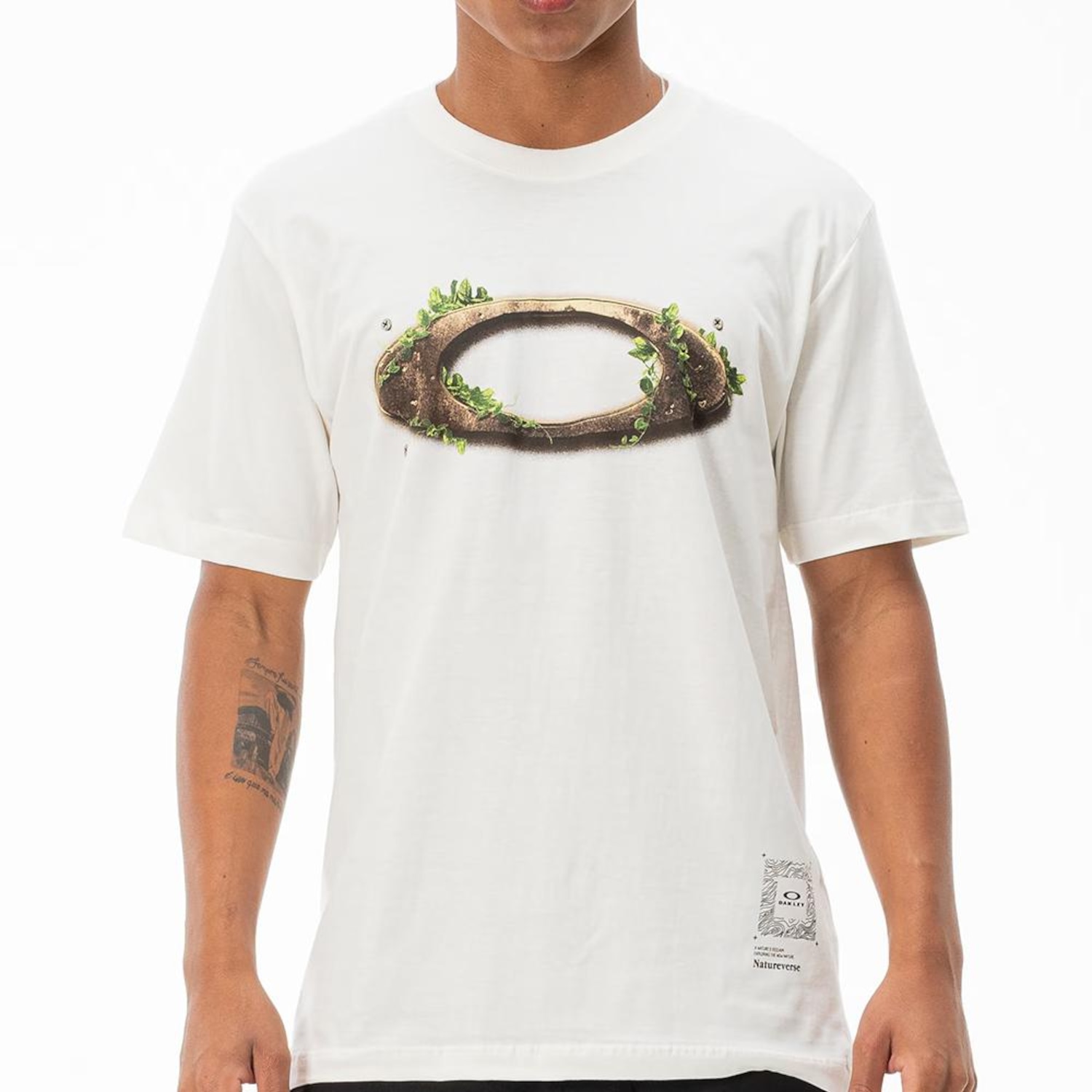 Camiseta Oakley Natureverse Rusty WT26 Masculina - Foto 1