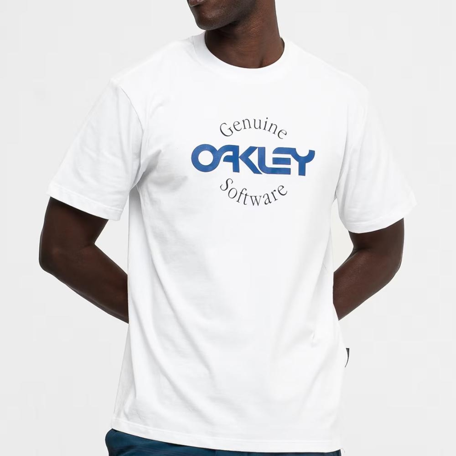 Camiseta Oakley B1B Software Logo SS WT26 Masculina - Foto 1