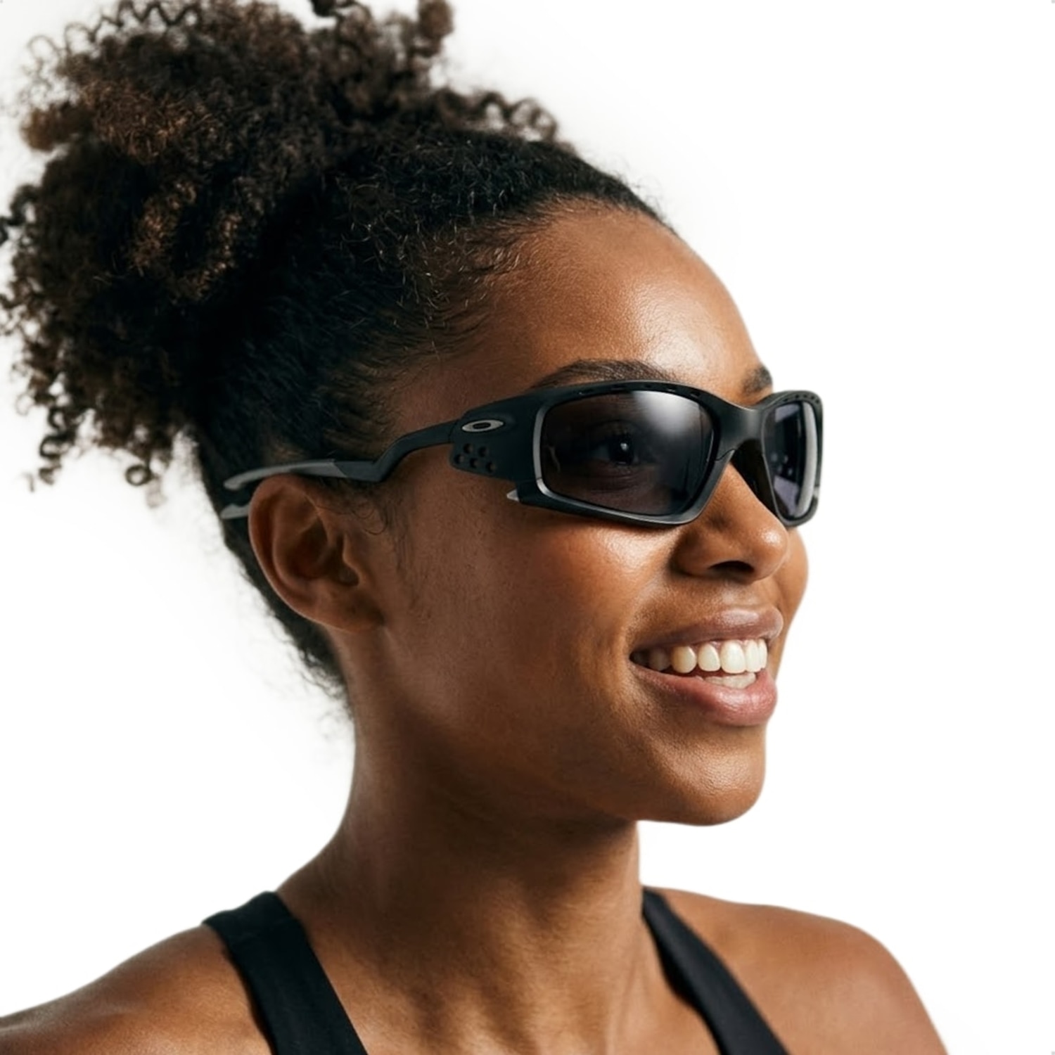 Óculos de Sol Unissex Oakley Plantaris SQ Prizm Grey - Foto 3