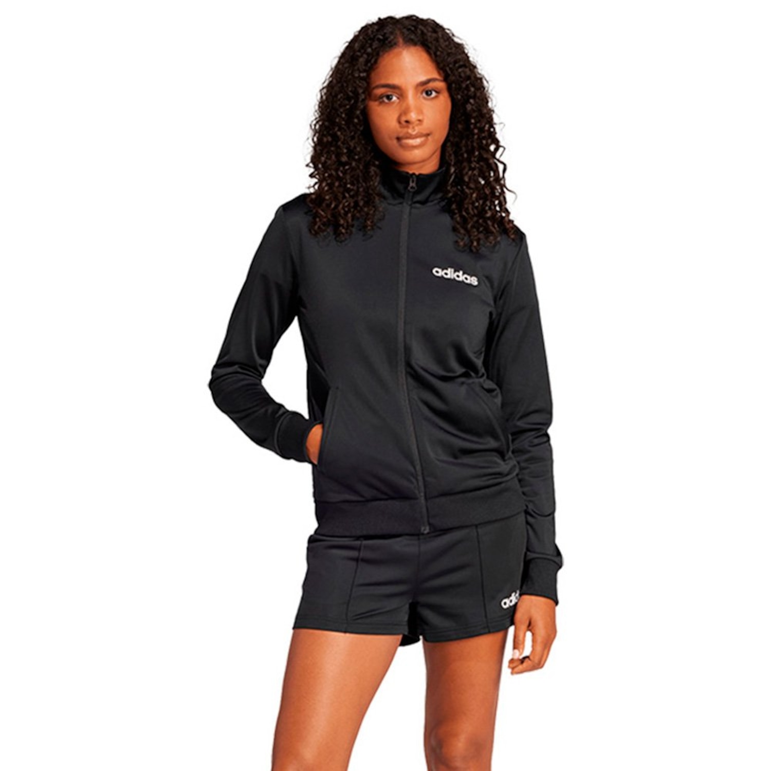 Conjunto Shorts adidas Linear - Feminino - Foto 1