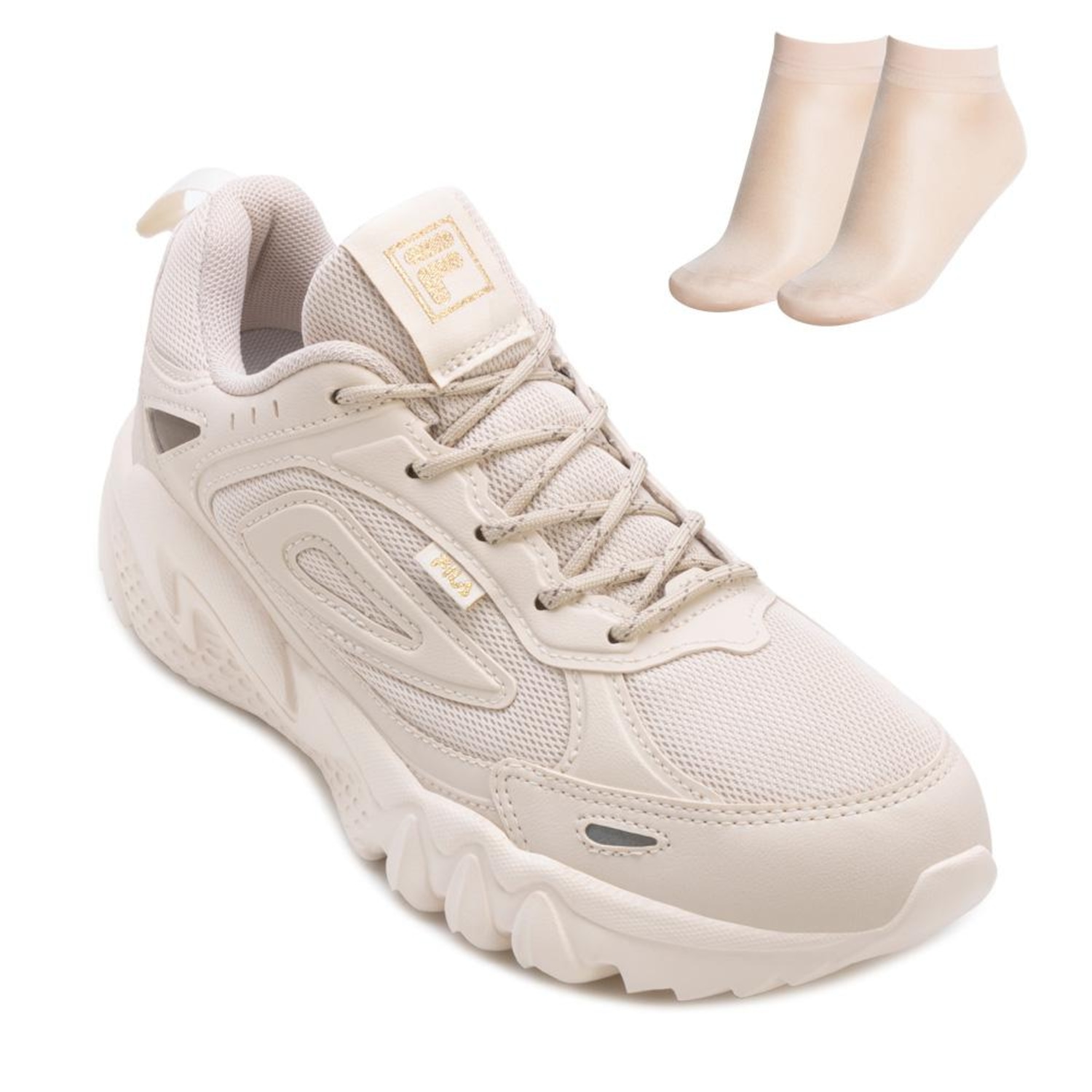 Tênis Feminino Fila BD Venture Tracer Lite + Meias - Foto 1