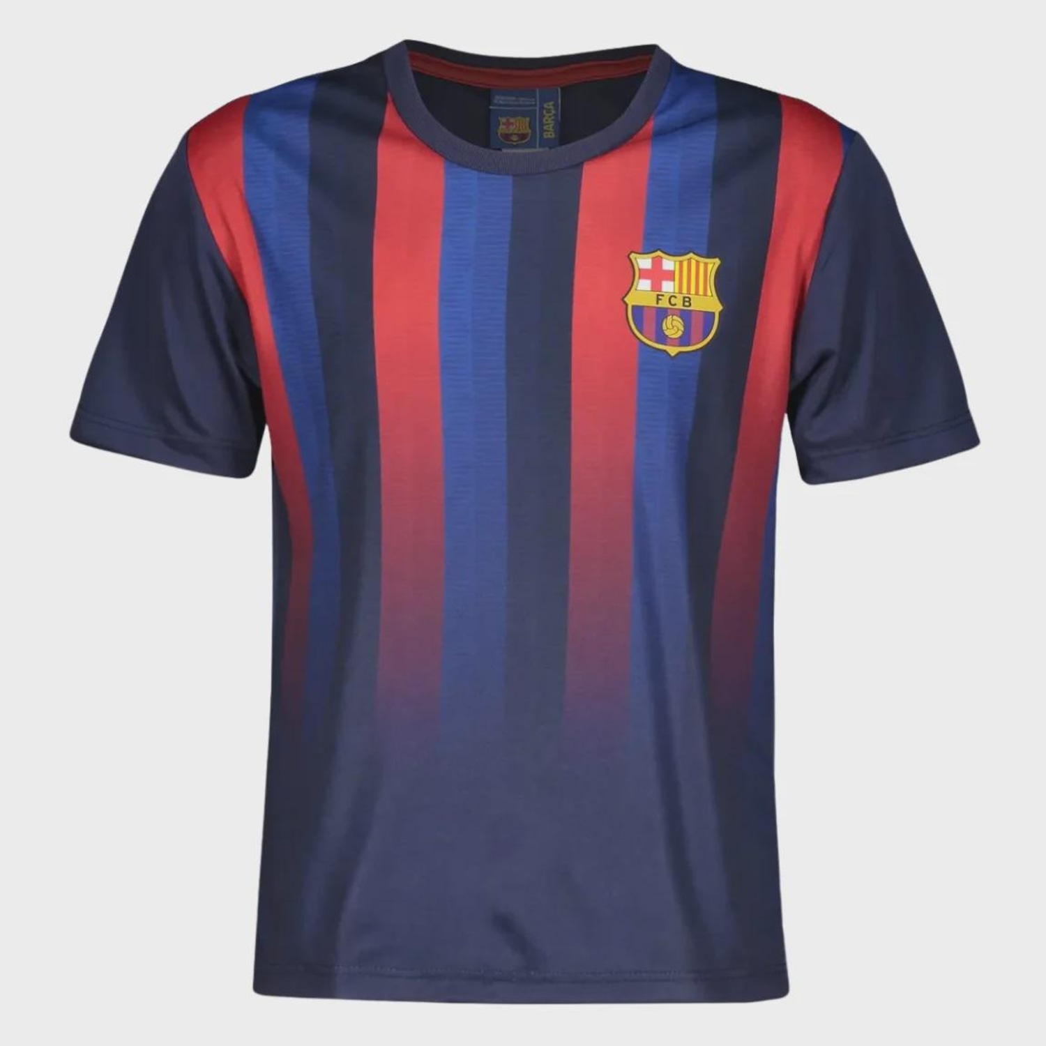 Camisa do Barcelona Stamina Básica Braziline - Infantil - Foto 1