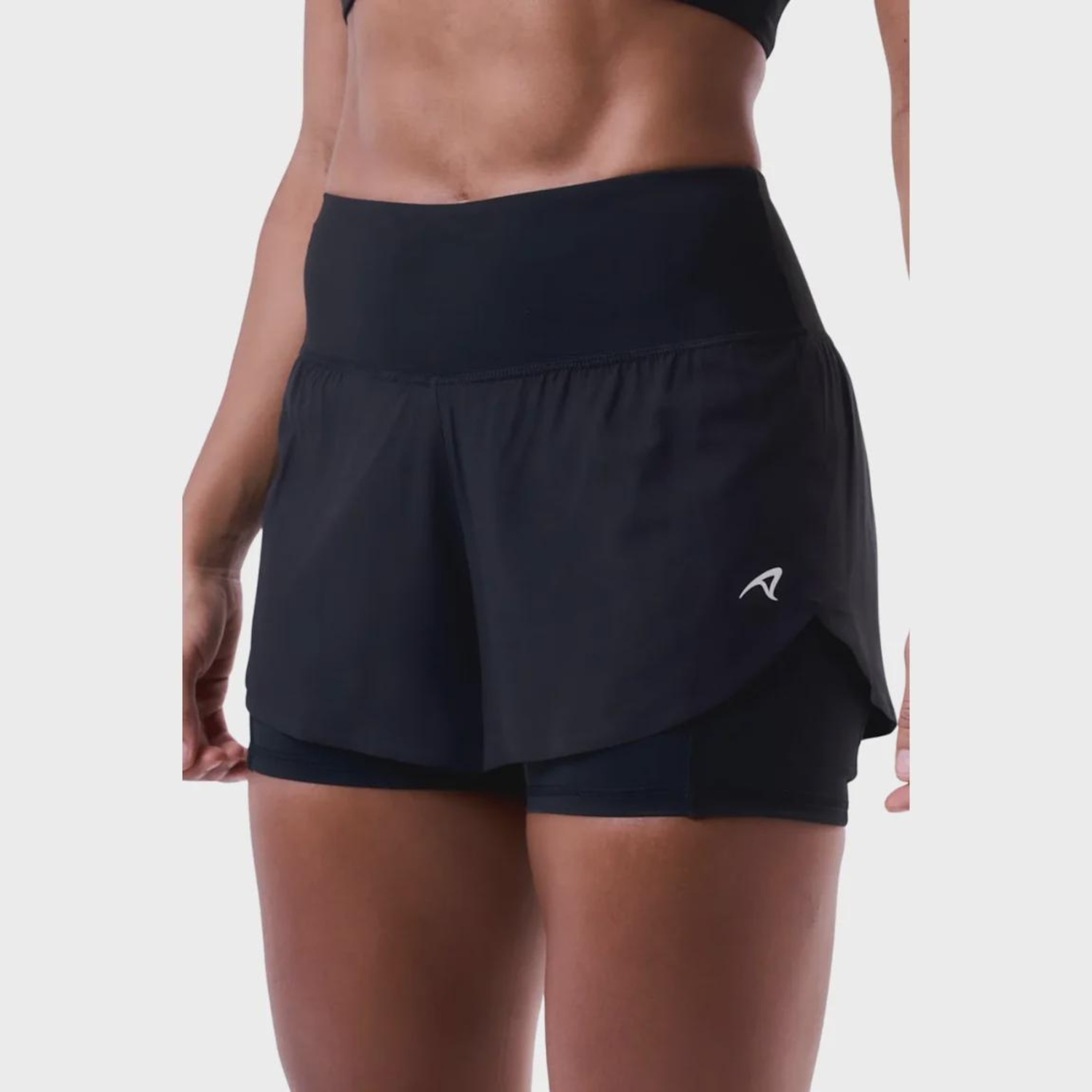 Short Authen Signature Samba 2in1 3 Bolsos Feminino - Foto 1