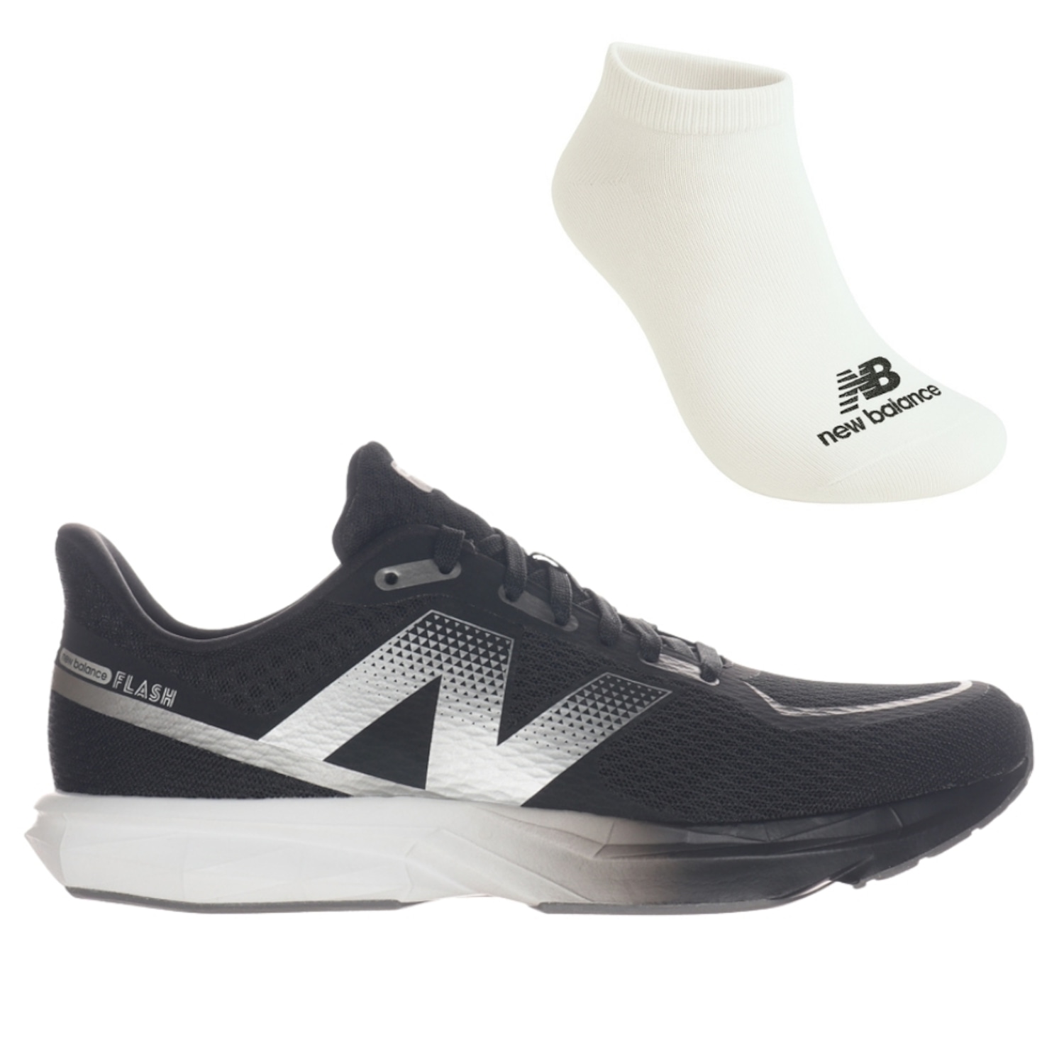 Kit Tênis New Balance Dynasoft Flash V7 e Meia - Masculino - Foto 1