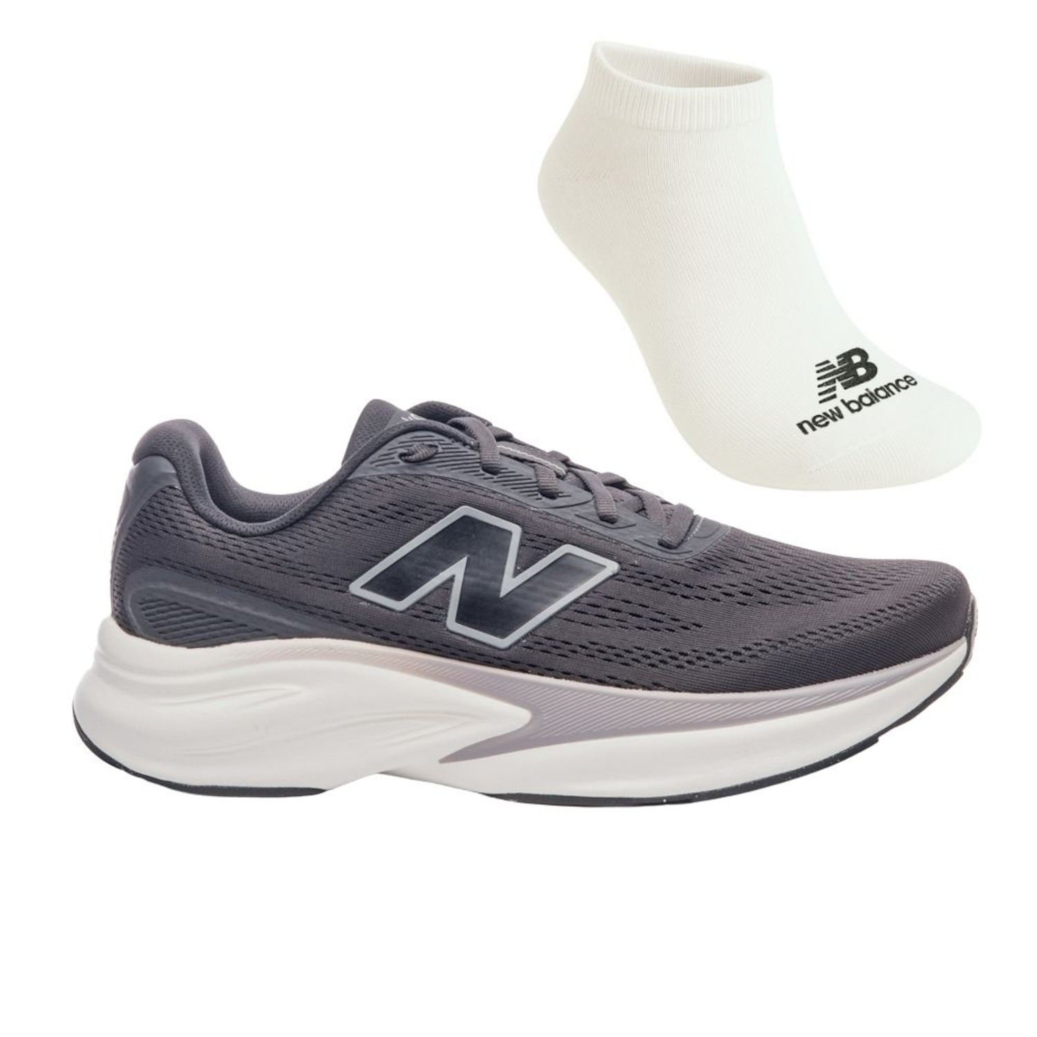 Kit Tênis New Balance Kaiha Road V2 e Meia - Feminino - Foto 1