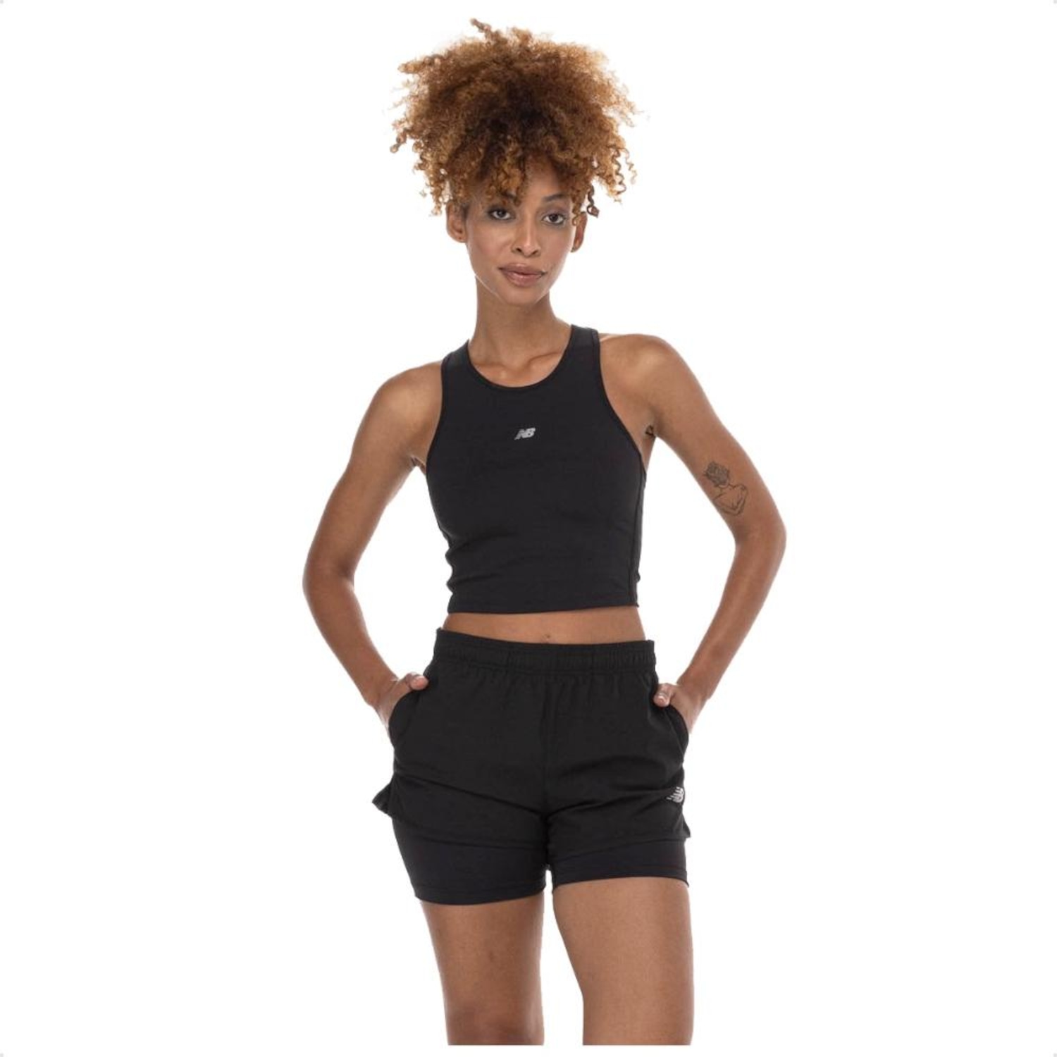 Shorts New Balance Sport Essentials 2 In Feminino - Foto 1
