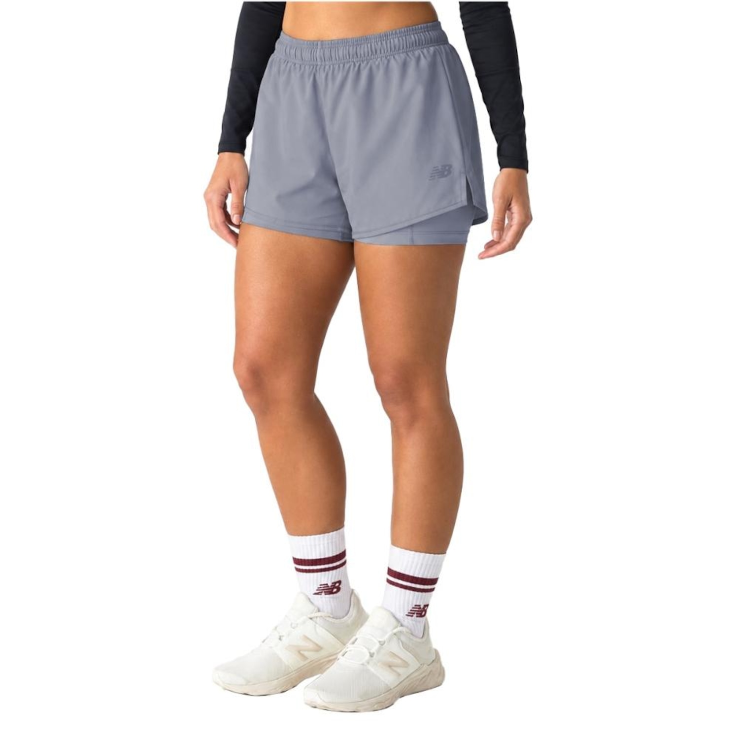 Shorts New Balance Sport Essentials 2 In Feminino - Foto 2