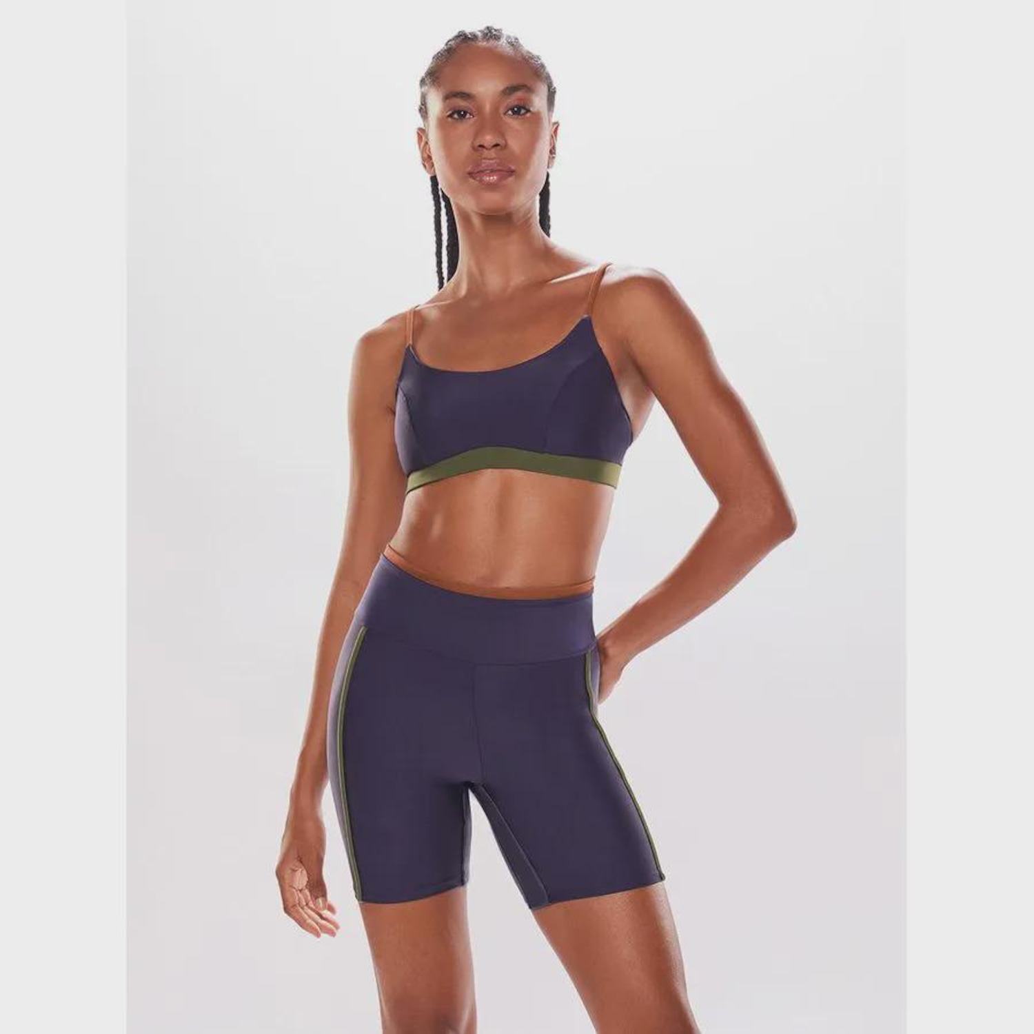 Top Alça Dupla Bodyforsure Green - Feminino - Foto 1