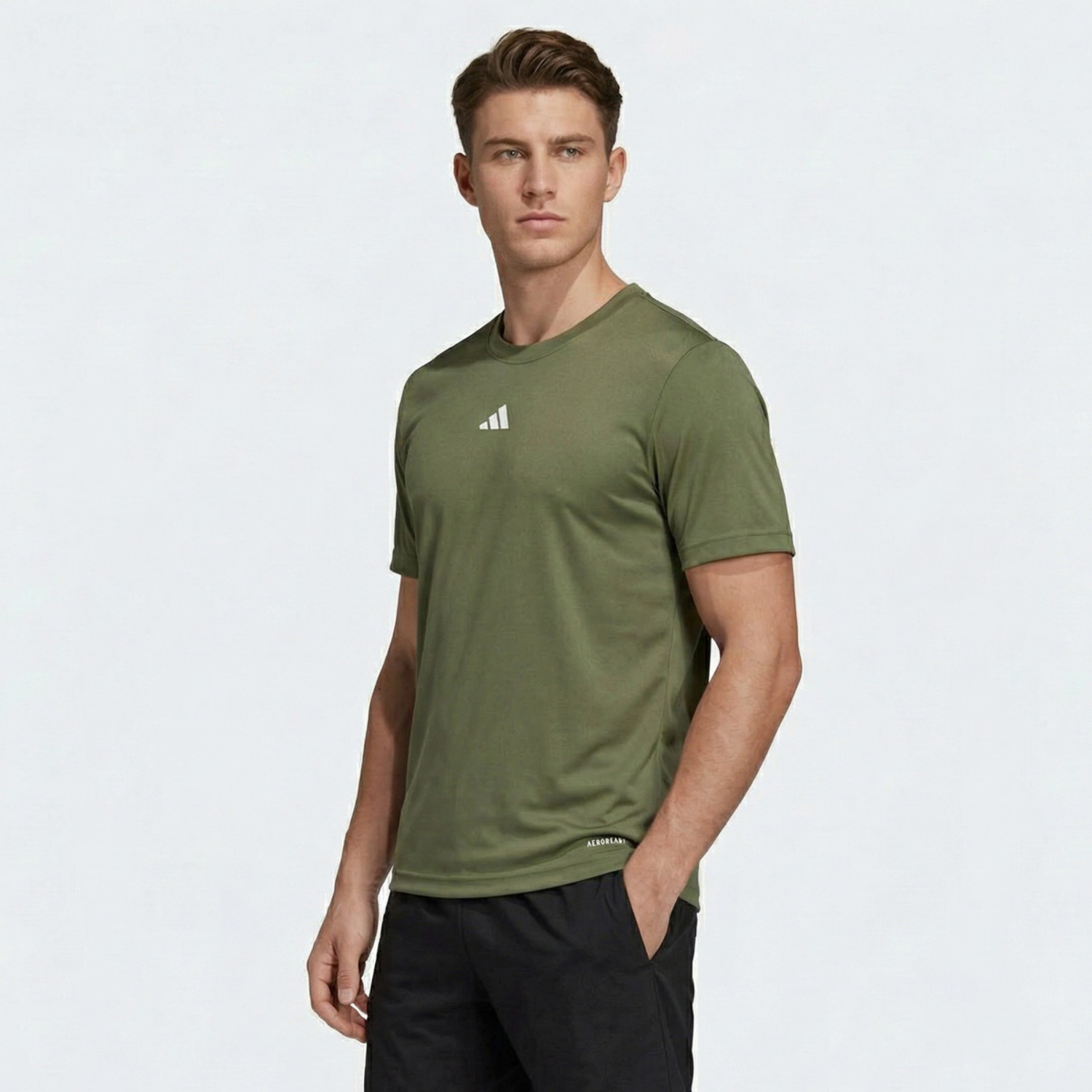 Camiseta Masculina TR B 3 Stripes adidas - Foto 2