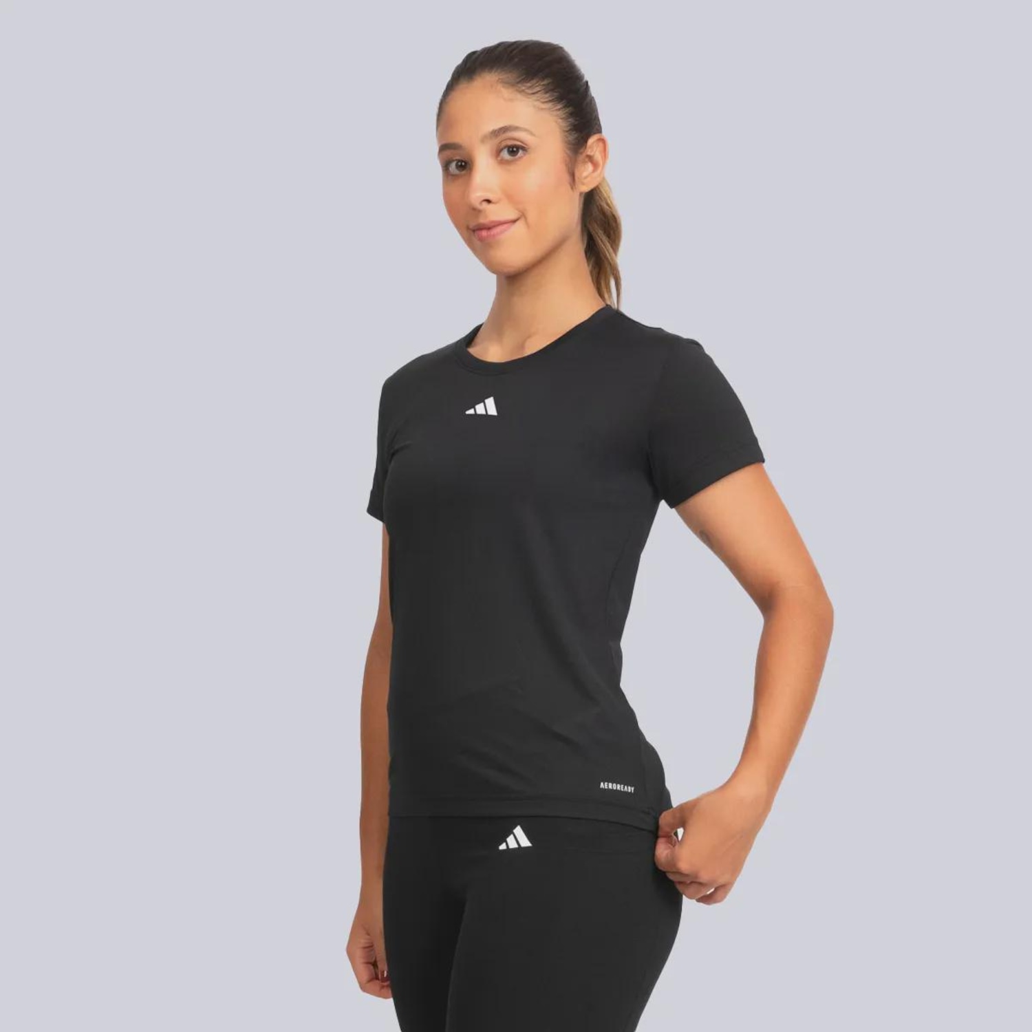 Camiseta Feminina TR B 3S adidas - Foto 1