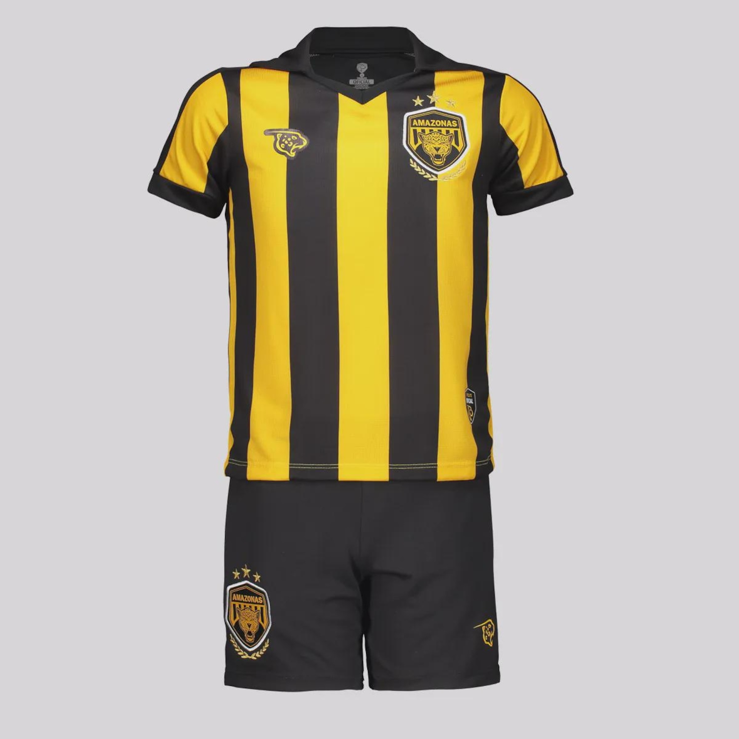 Kit Onça Amazonas III 2025 FutFanatics Infantil - Foto 1