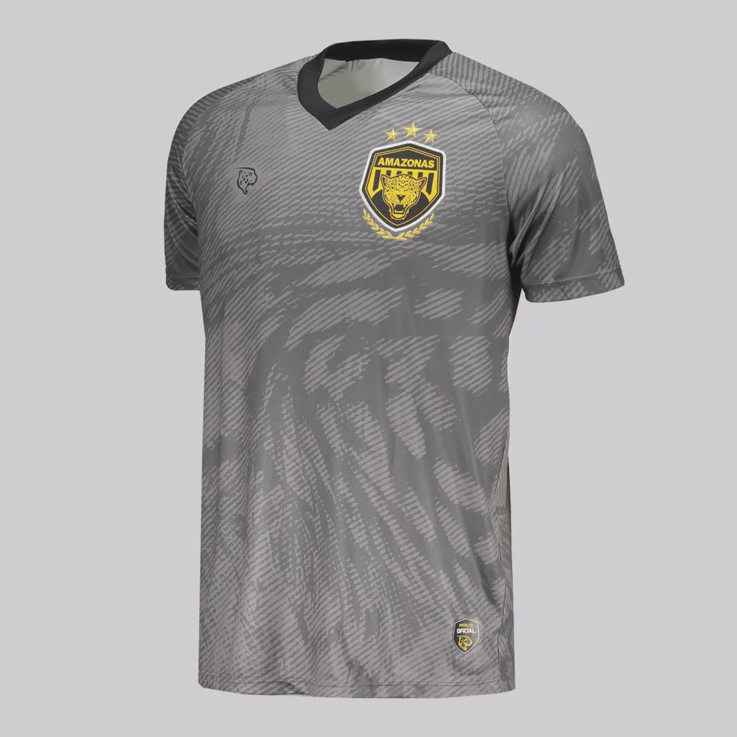 Camisa Onça Amazonas Aquecimento Goleiro 2025 FutFantics Masculina - Foto 2