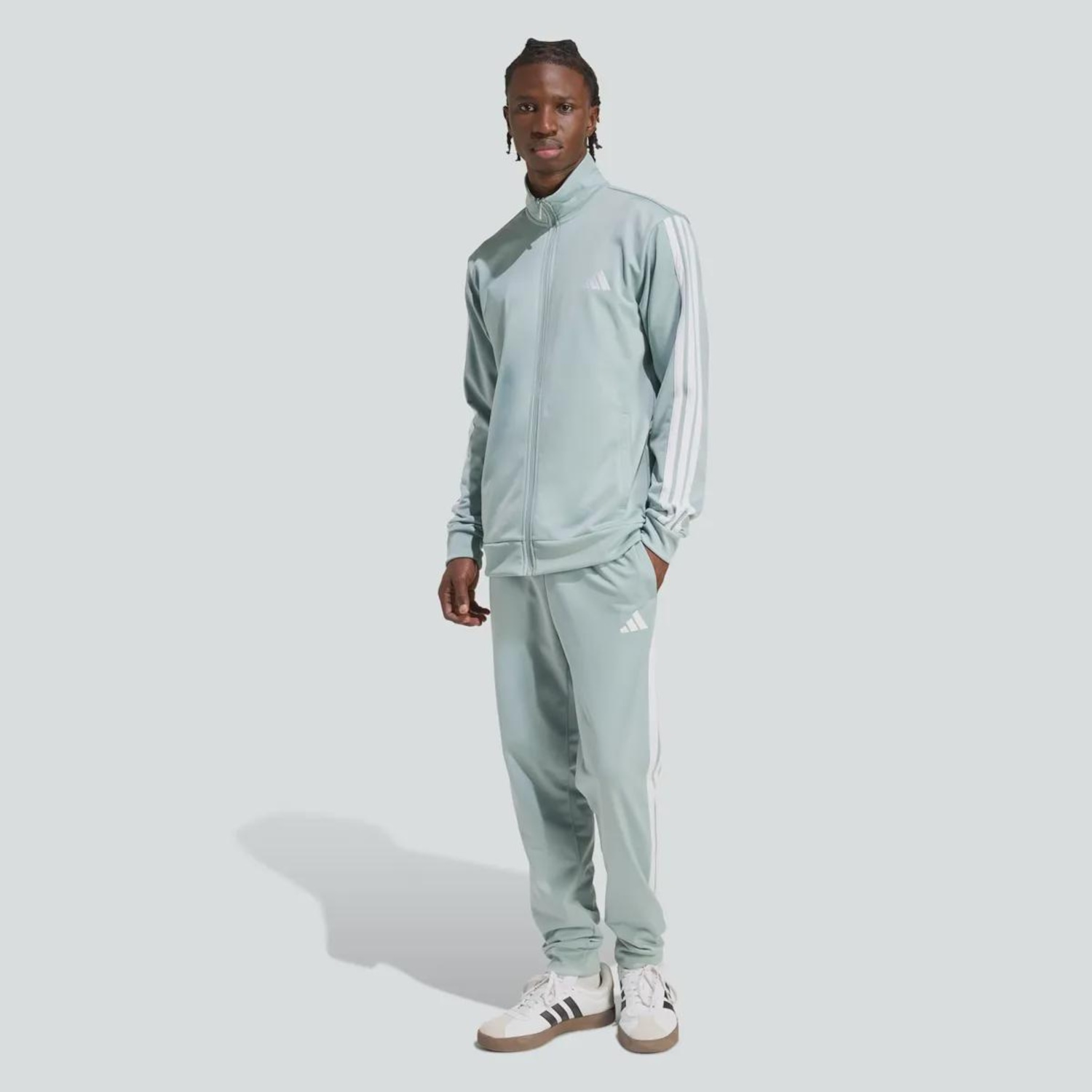 Agasalho Masculino 3 Stripes TR TS adidas - Foto 1