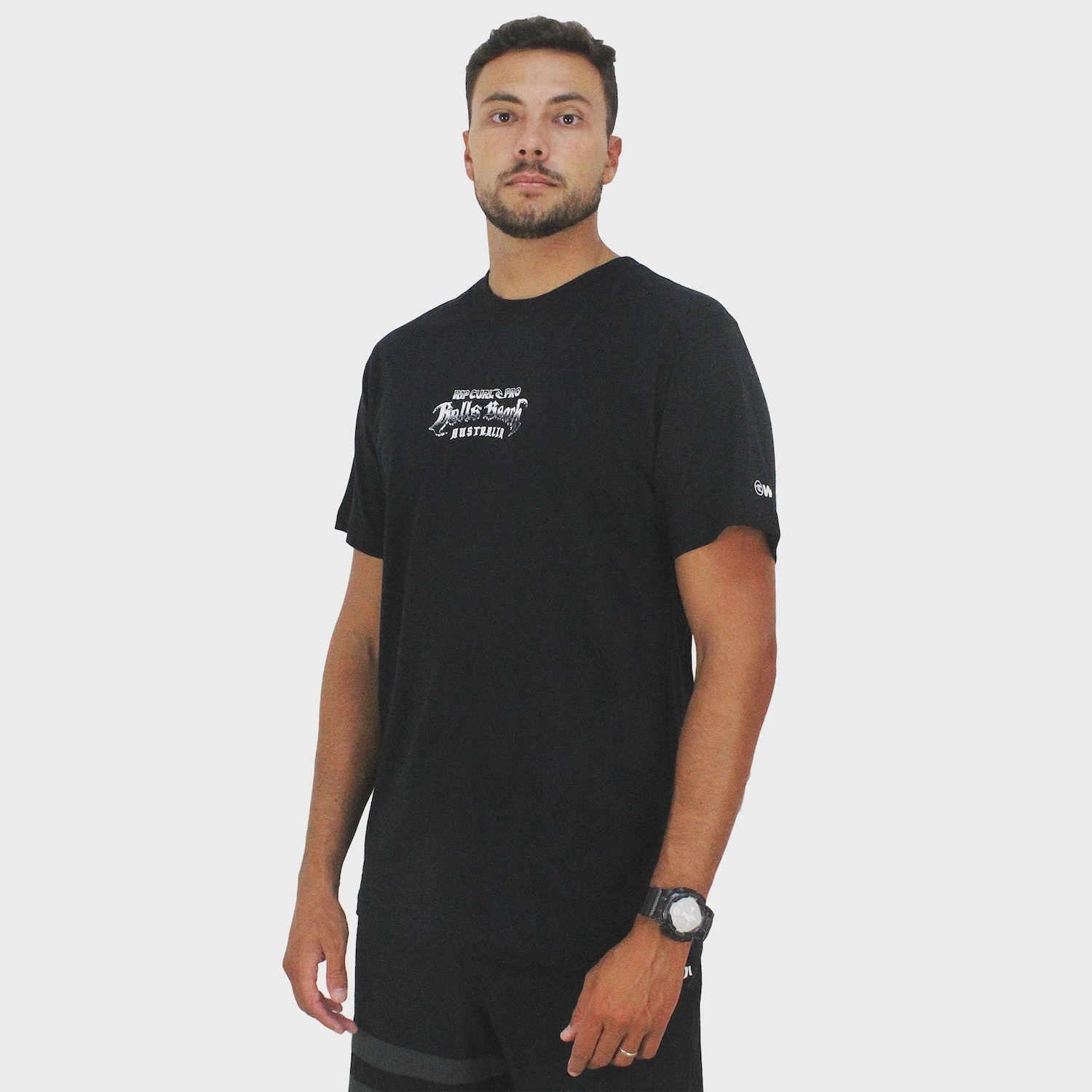 Camiseta Rip Curl Bells Beach Pro Black - Masculina - Foto 1