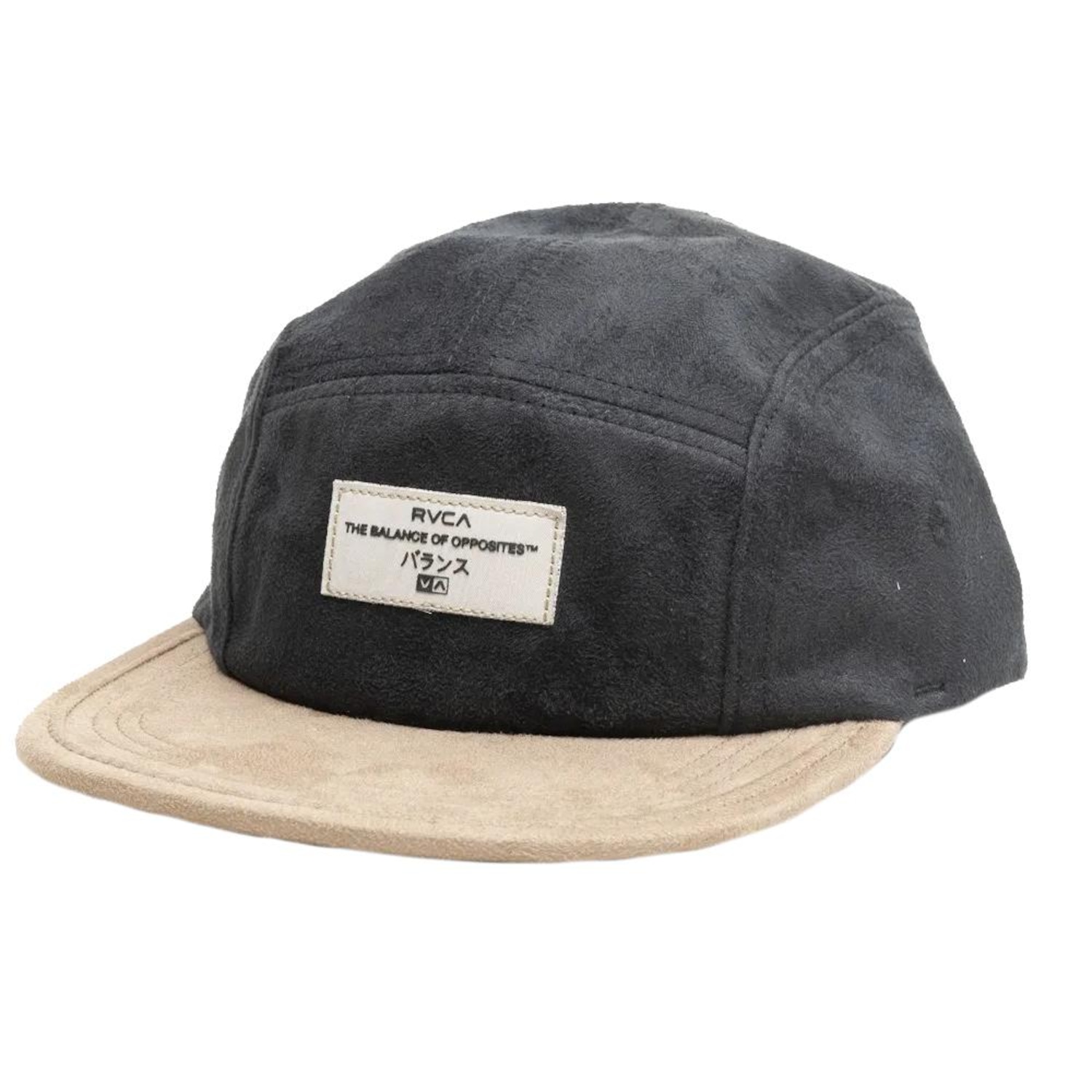 Boné Unissex RVCA Balance 5 Panels WT26 Aba Reta - Foto 1
